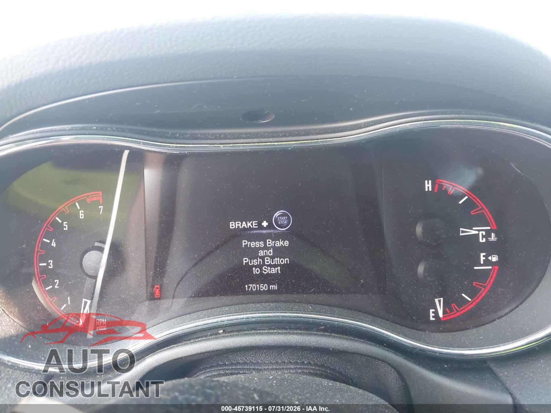 DODGE DURANGO 2015 - 1C4RDJDG8FC194812