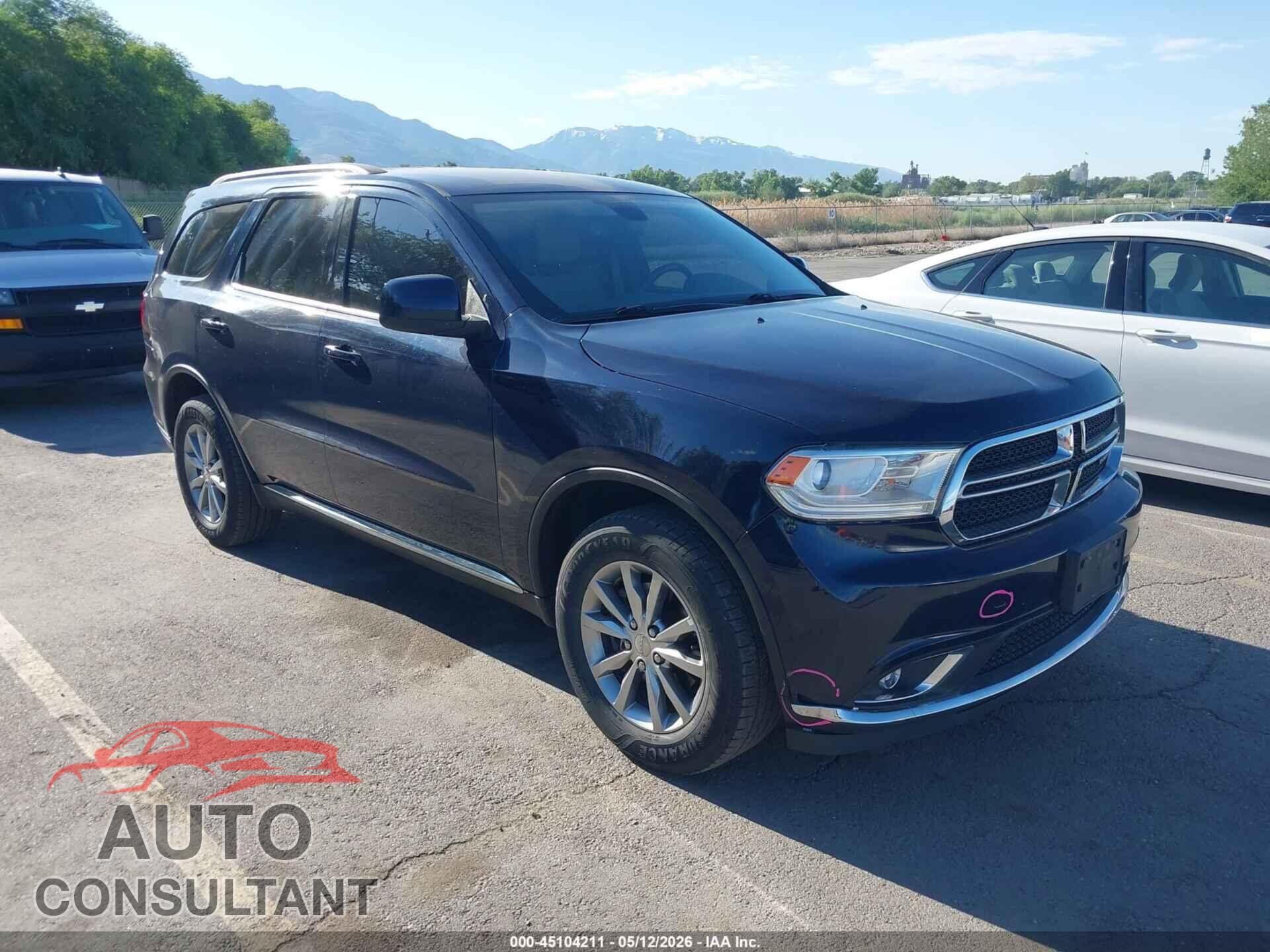 DODGE DURANGO 2018 - 1C4RDJAG8JC366544