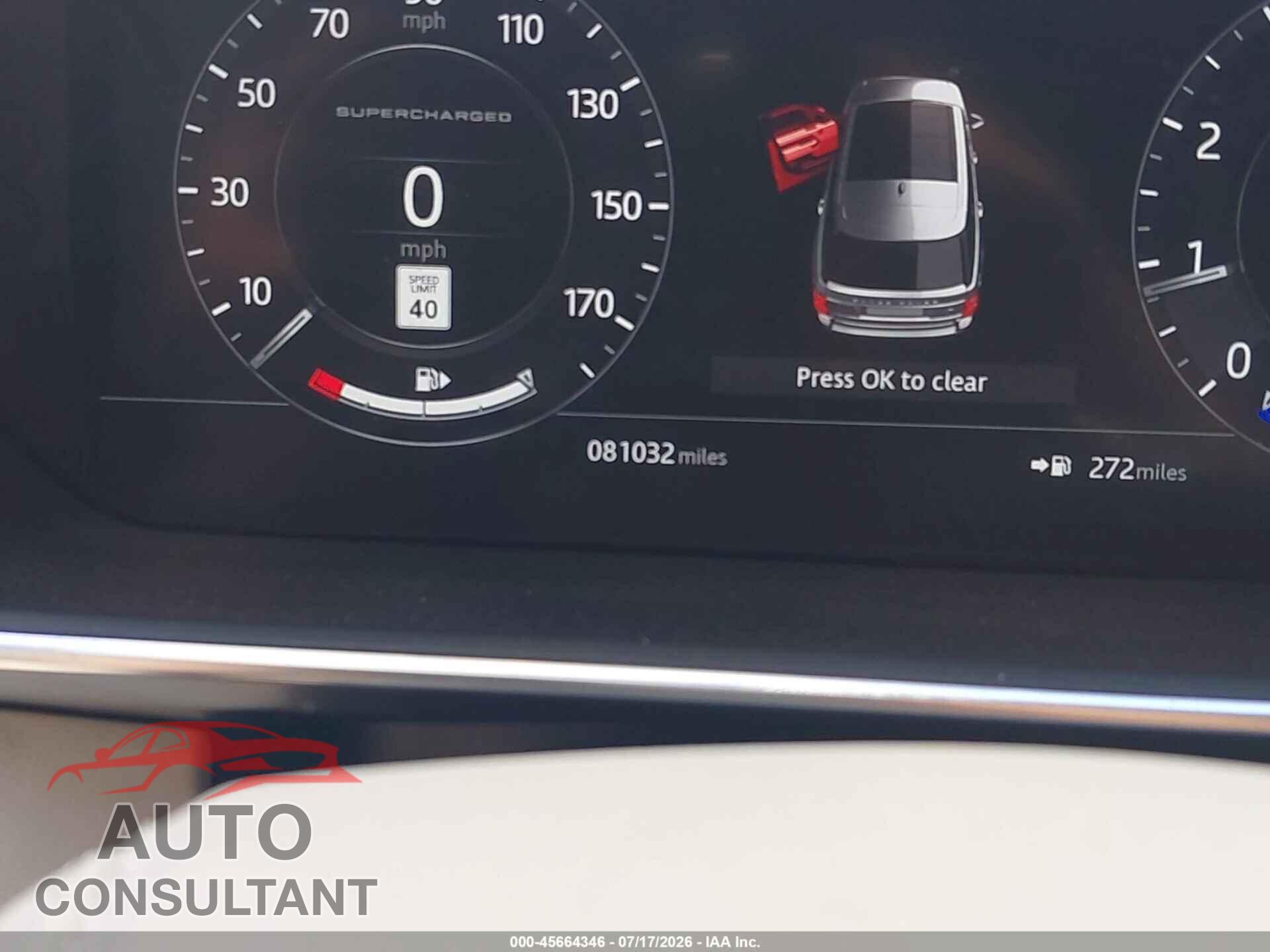 LAND ROVER RANGE ROVER 2018 - SALGS2REXJA388037