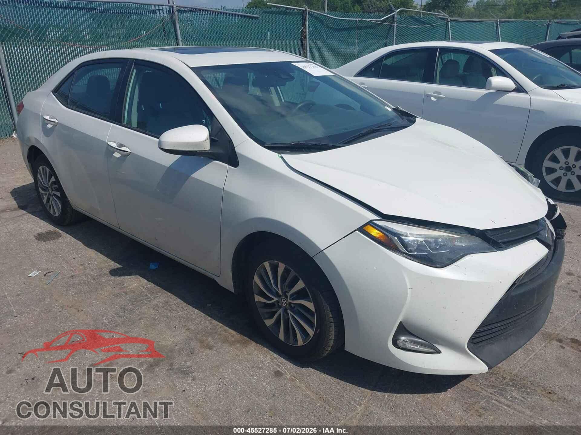 TOYOTA COROLLA 2017 - 5YFBURHE2HP586509