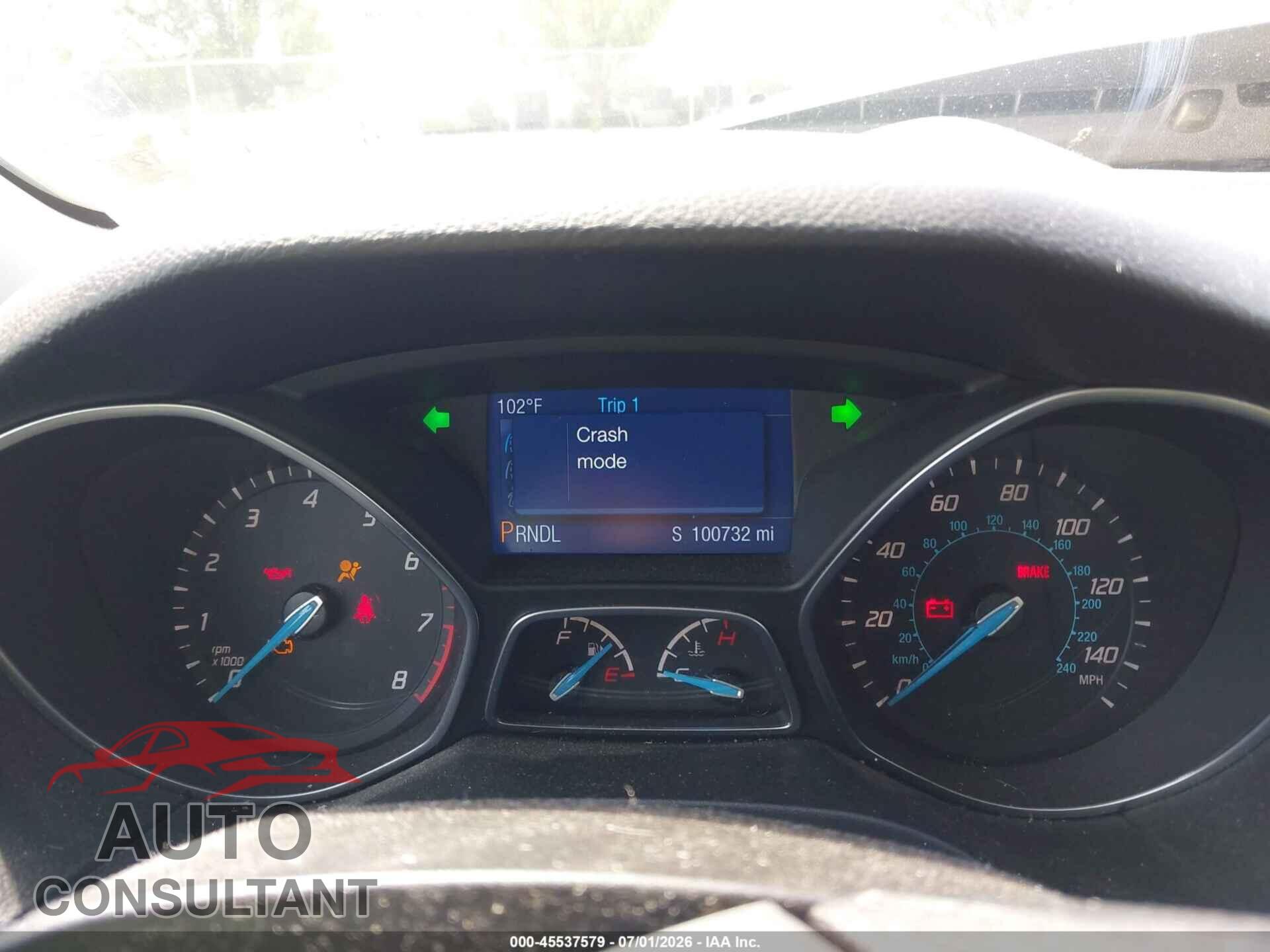FORD FOCUS 2014 - 1FADP3F29EL456789