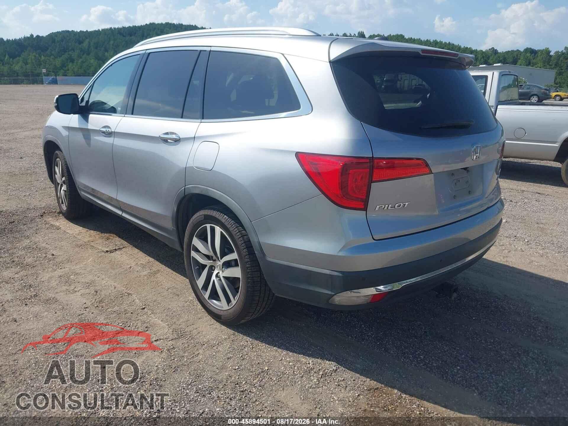 HONDA PILOT 2017 - 5FNYF6H92HB026104