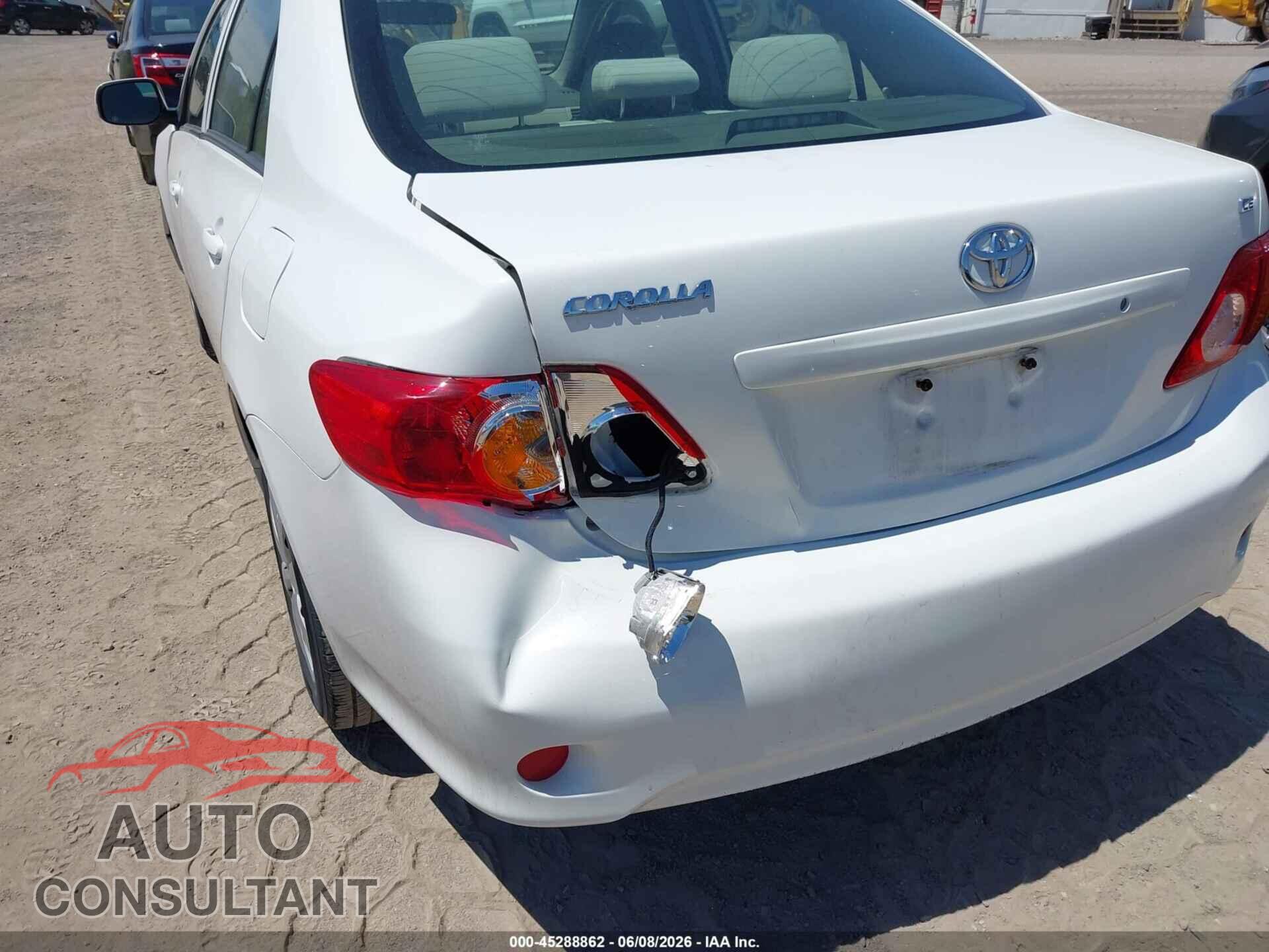 TOYOTA COROLLA 2010 - JTDBU4EEXAJ063644