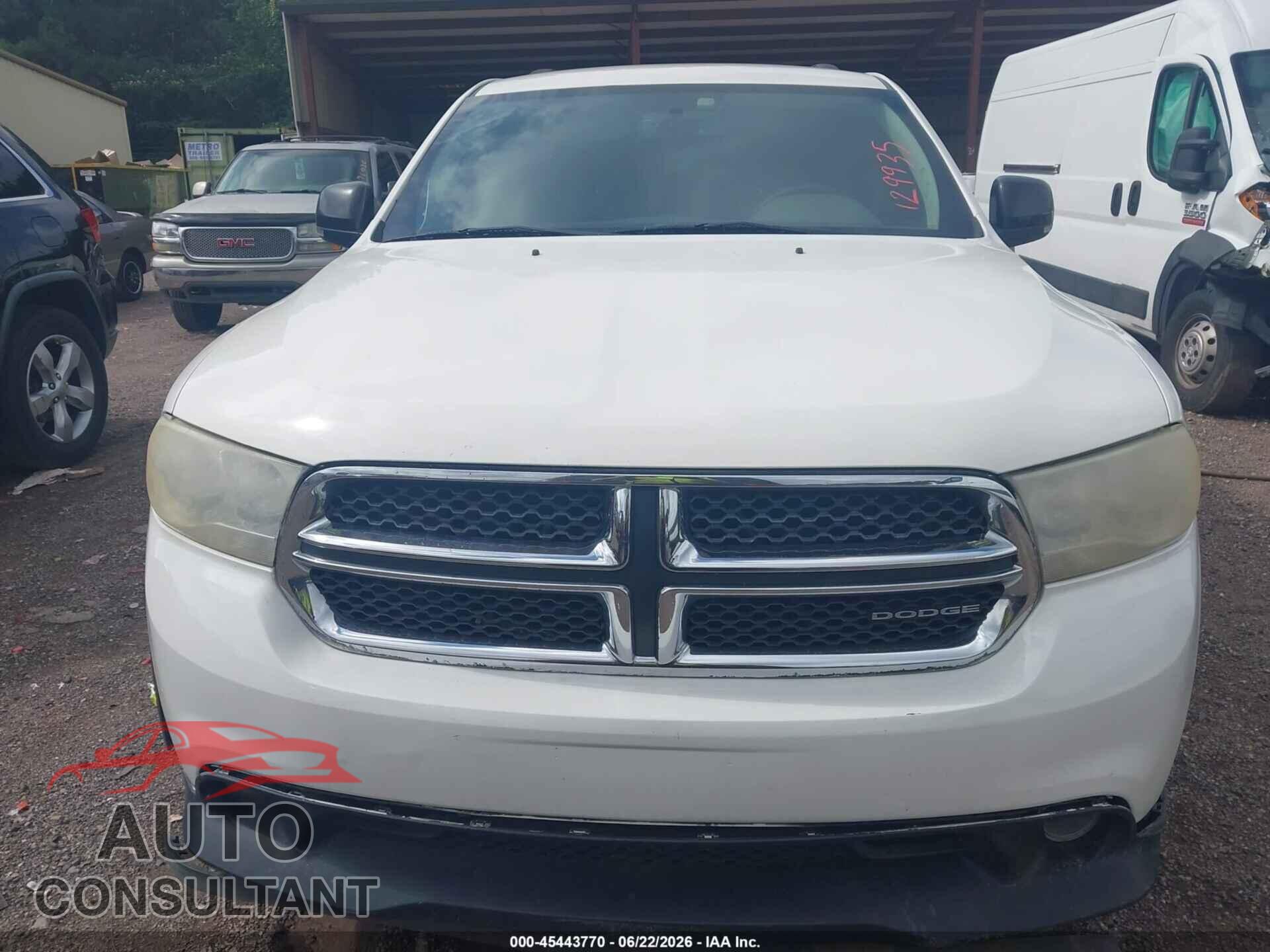 DODGE DURANGO 2012 - 1C4RDHDG1CC129935