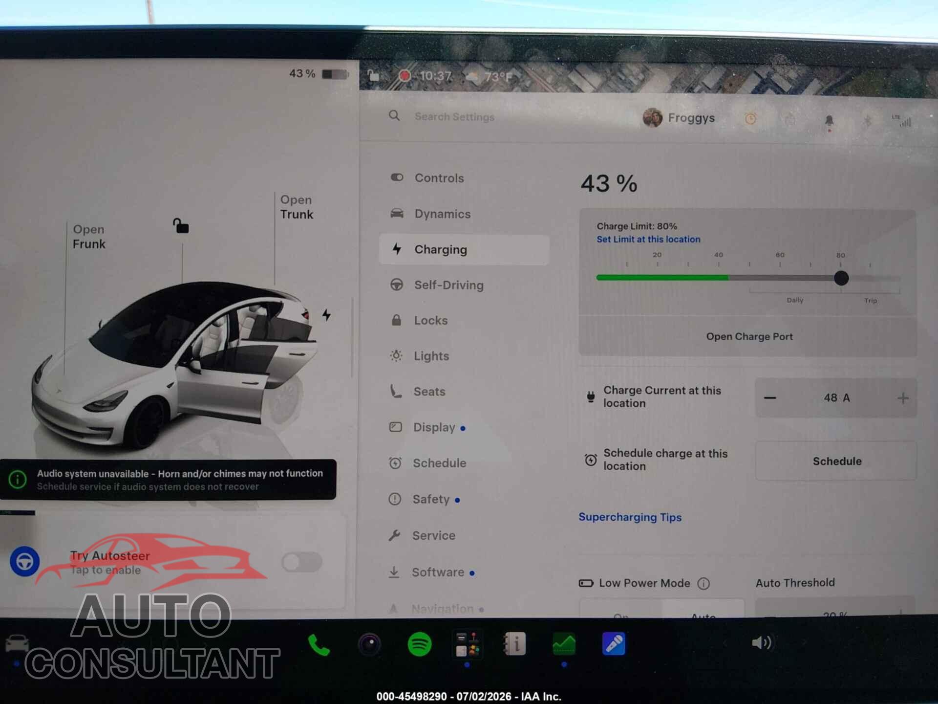 TESLA MODEL 3 2022 - 5YJ3E1EC4NF293403