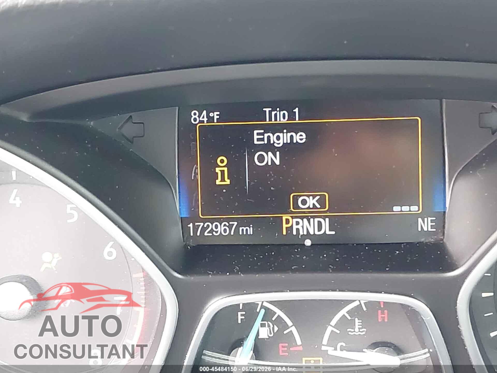 FORD FOCUS 2016 - 1FADP3F2XGL338723