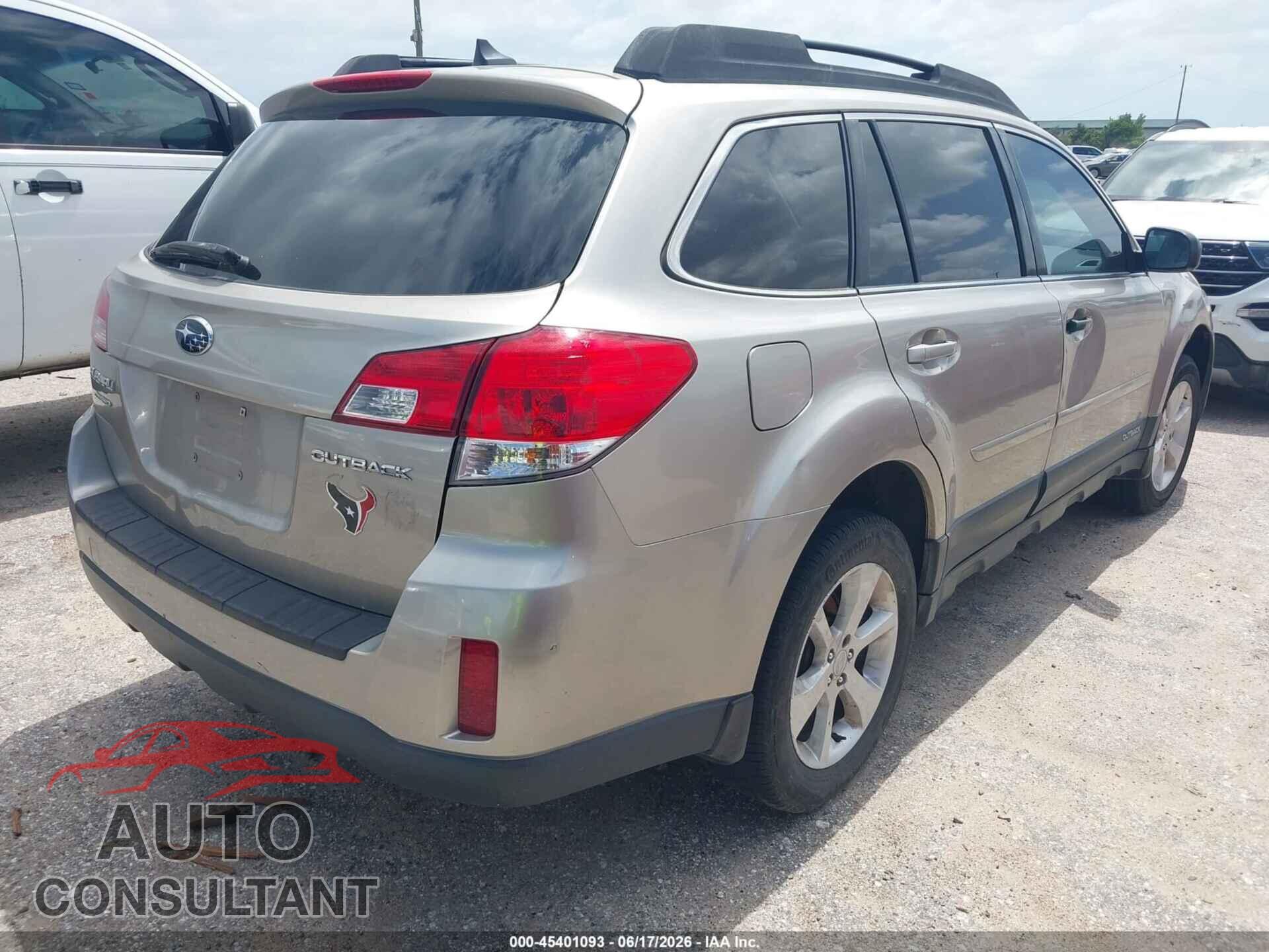 SUBARU OUTBACK 2014 - 4S4BRCCC6E3292292
