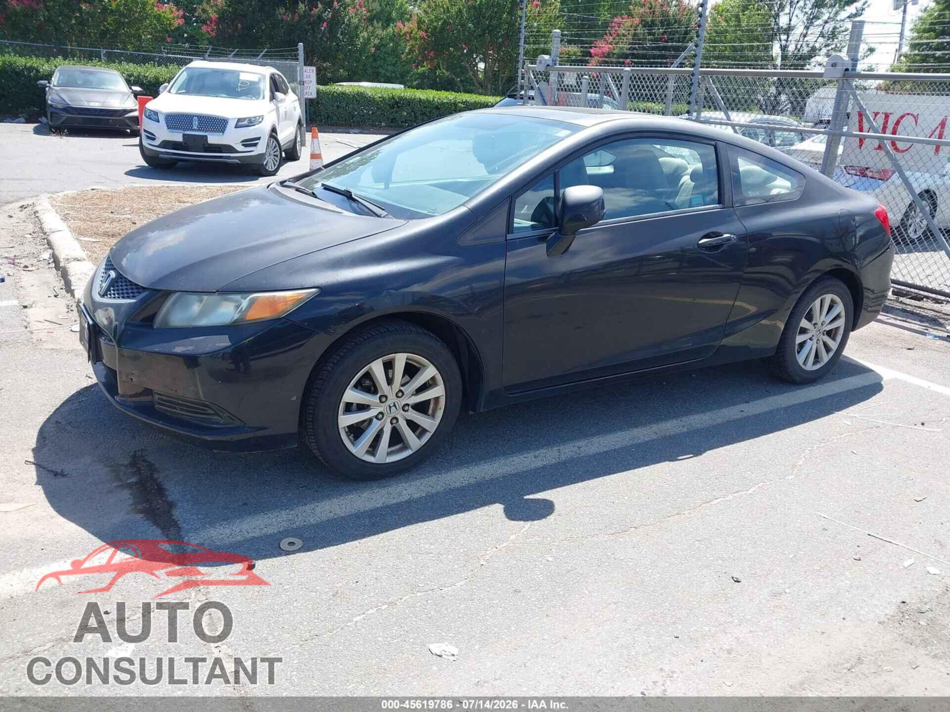 HONDA CIVIC 2012 - 2HGFG3B86CH543865