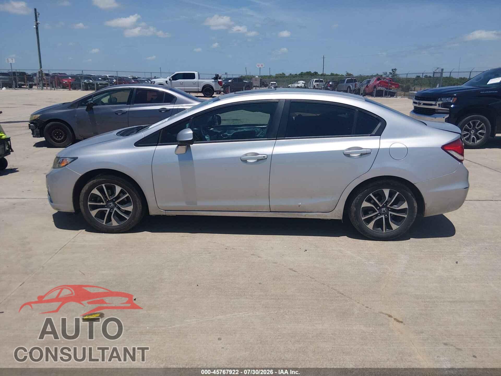 HONDA CIVIC 2013 - 19XFB2F94DE049530