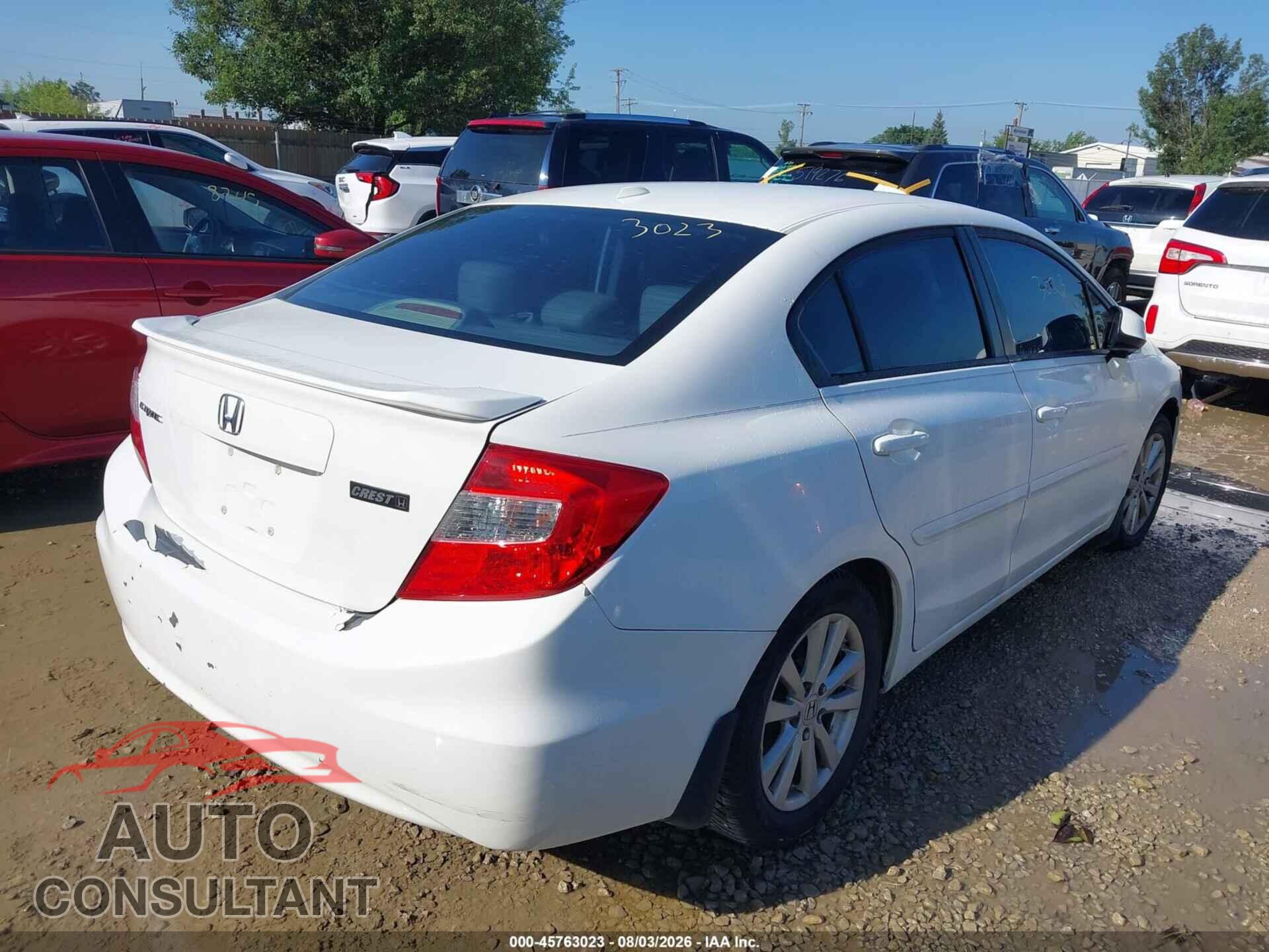 HONDA CIVIC 2012 - 19XFB2F99CE030373