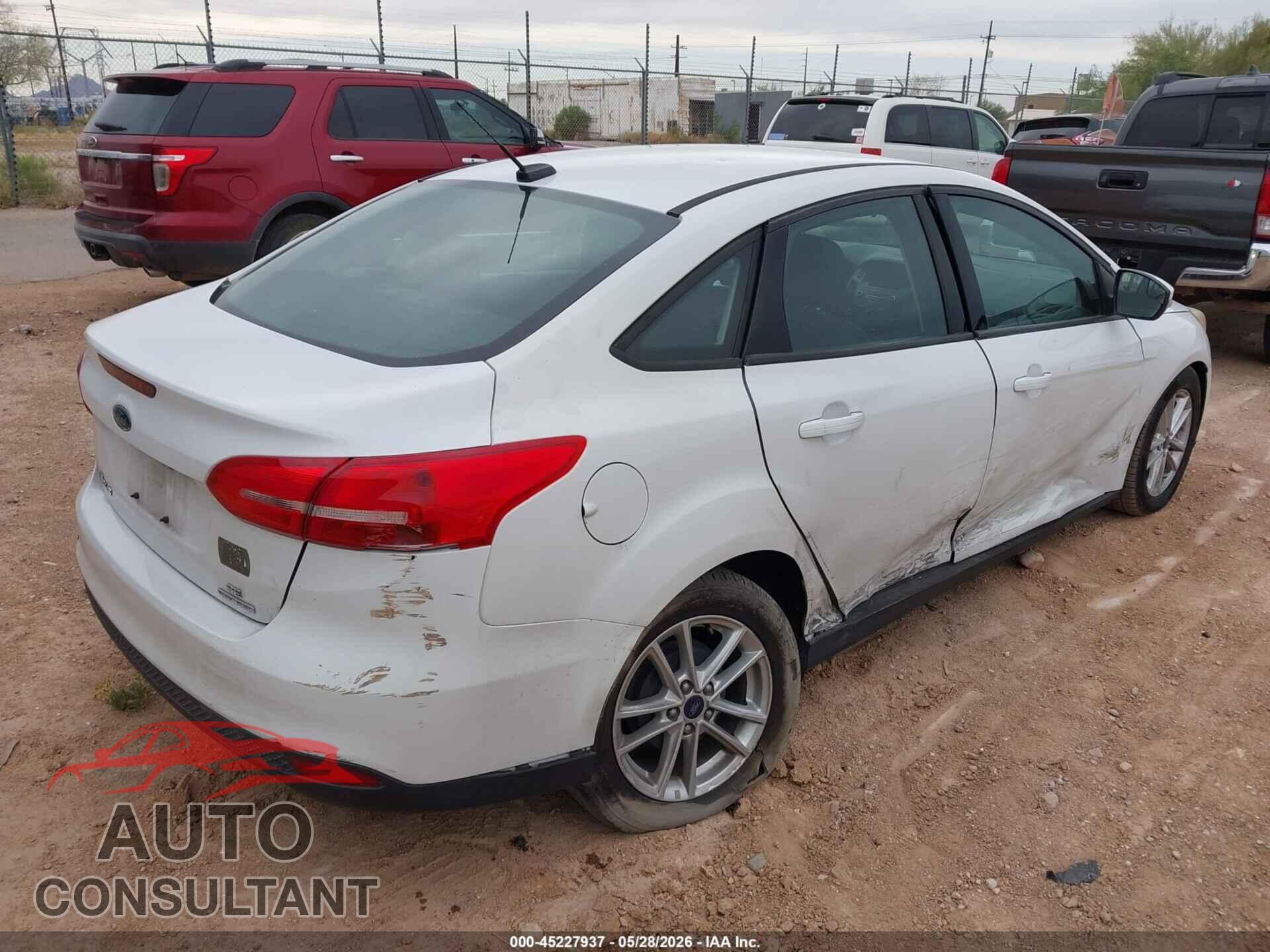 FORD FOCUS 2016 - 1FADP3F24GL346249