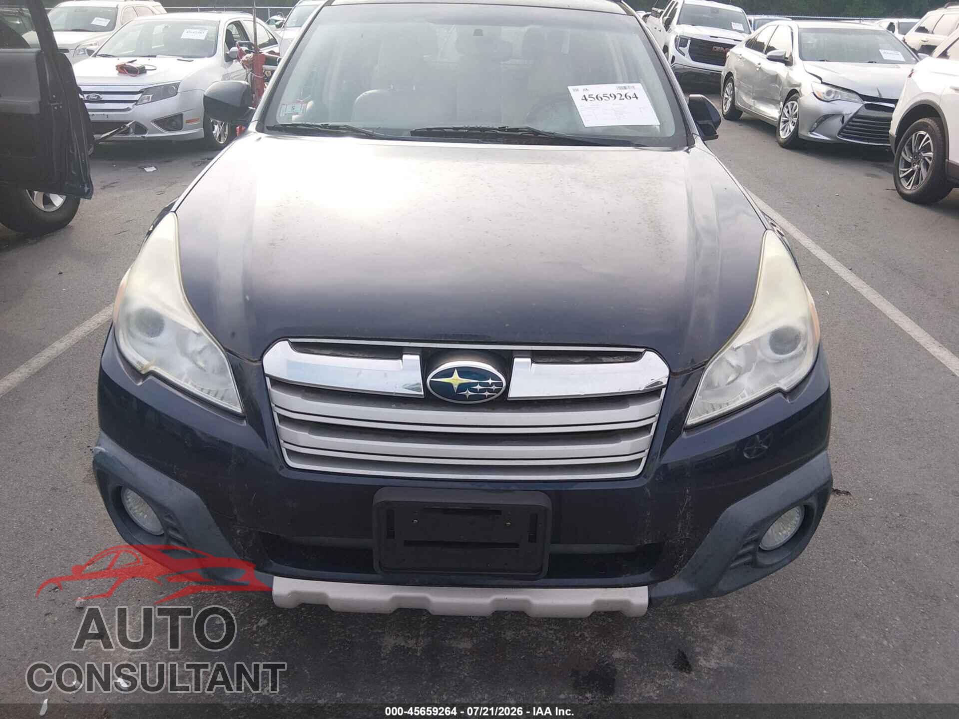 SUBARU OUTBACK 2014 - 4S4BRBLC0E3212317