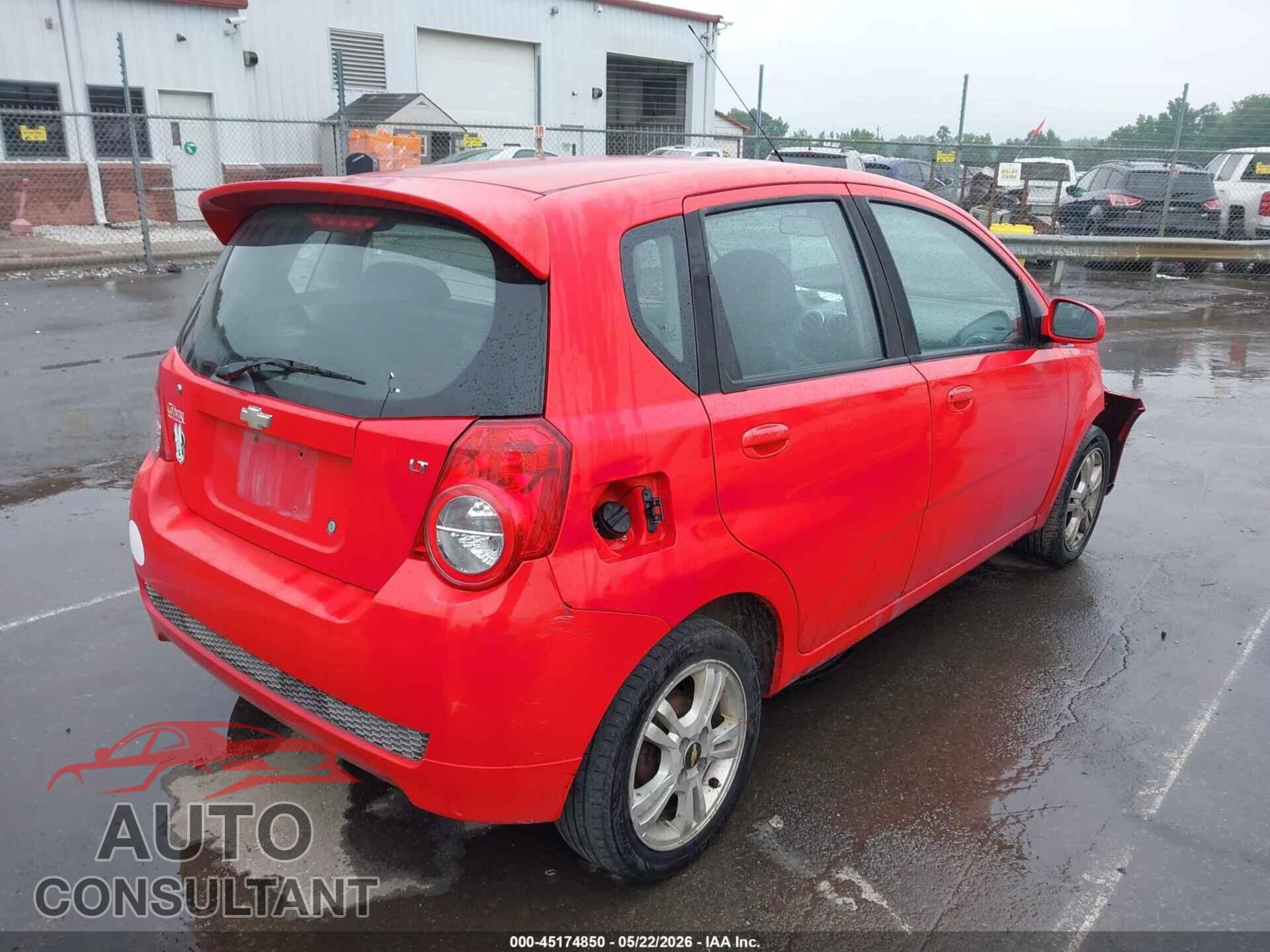 CHEVROLET AVEO 2011 - KL1TG6DE5BB122885