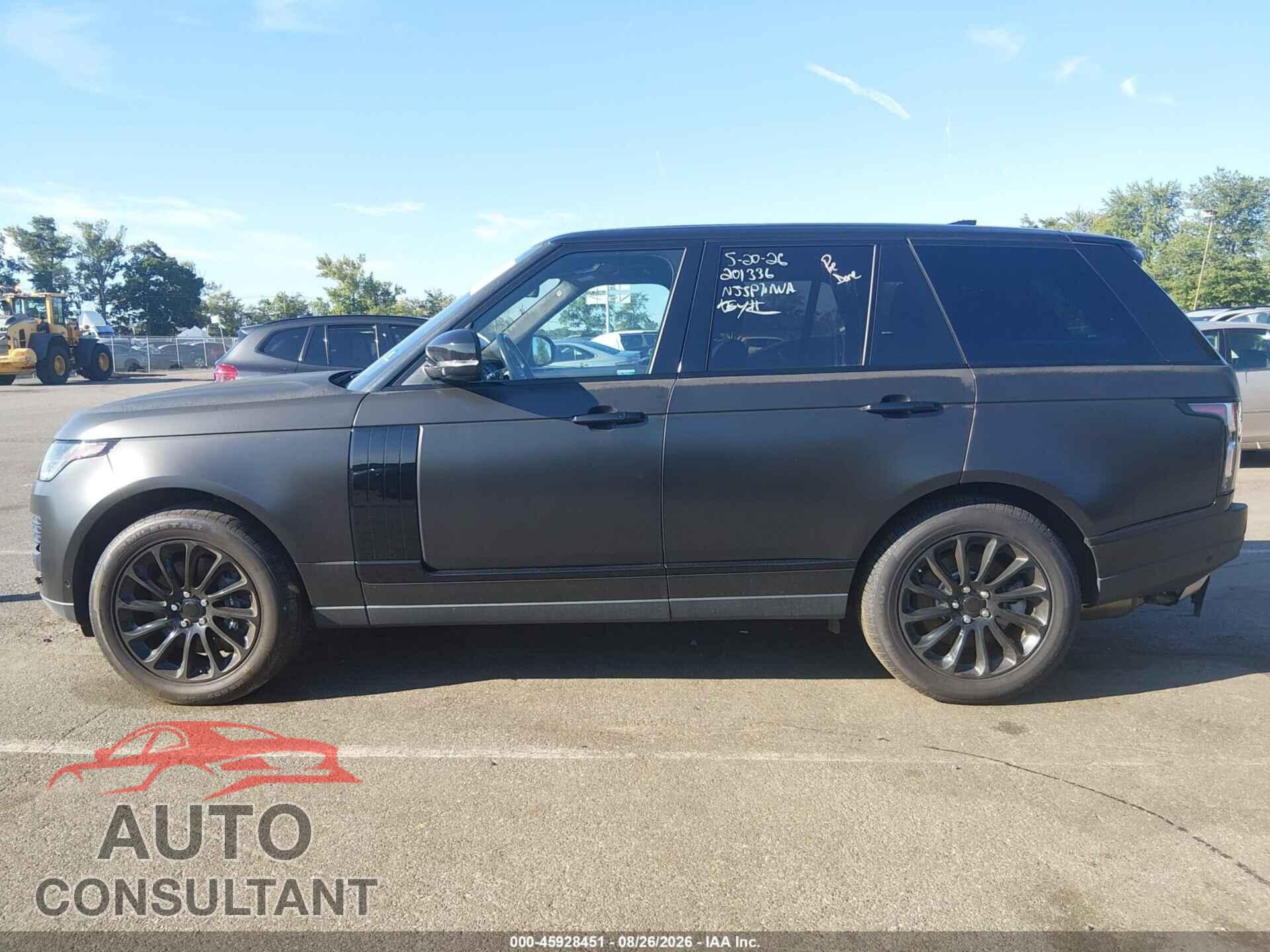 LAND ROVER RANGE ROVER 2020 - SALGS2RU8LA574248