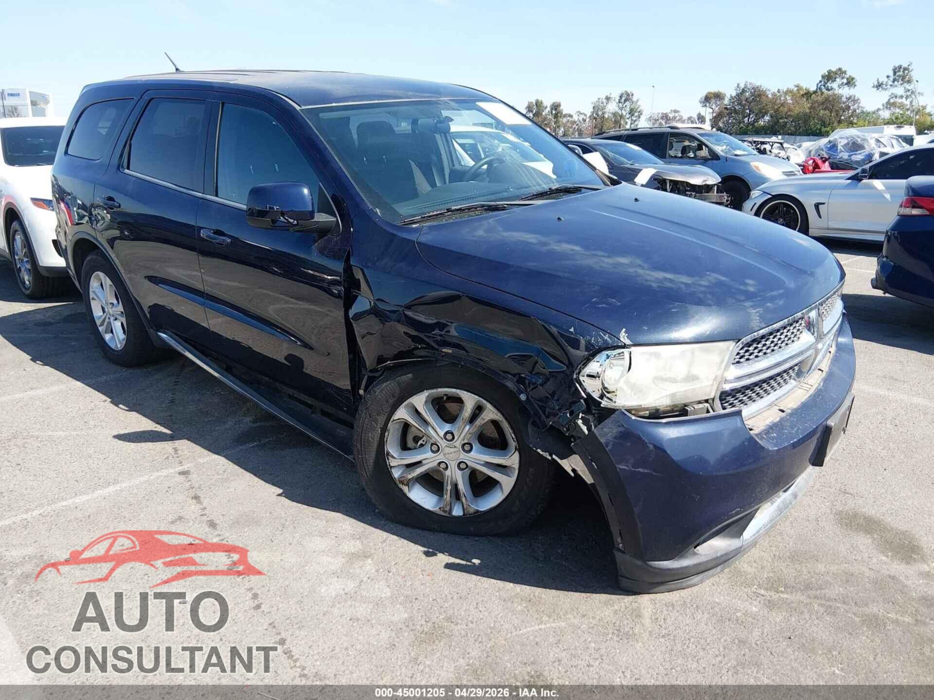 DODGE DURANGO 2013 - 1C4RDHAGXDC678197