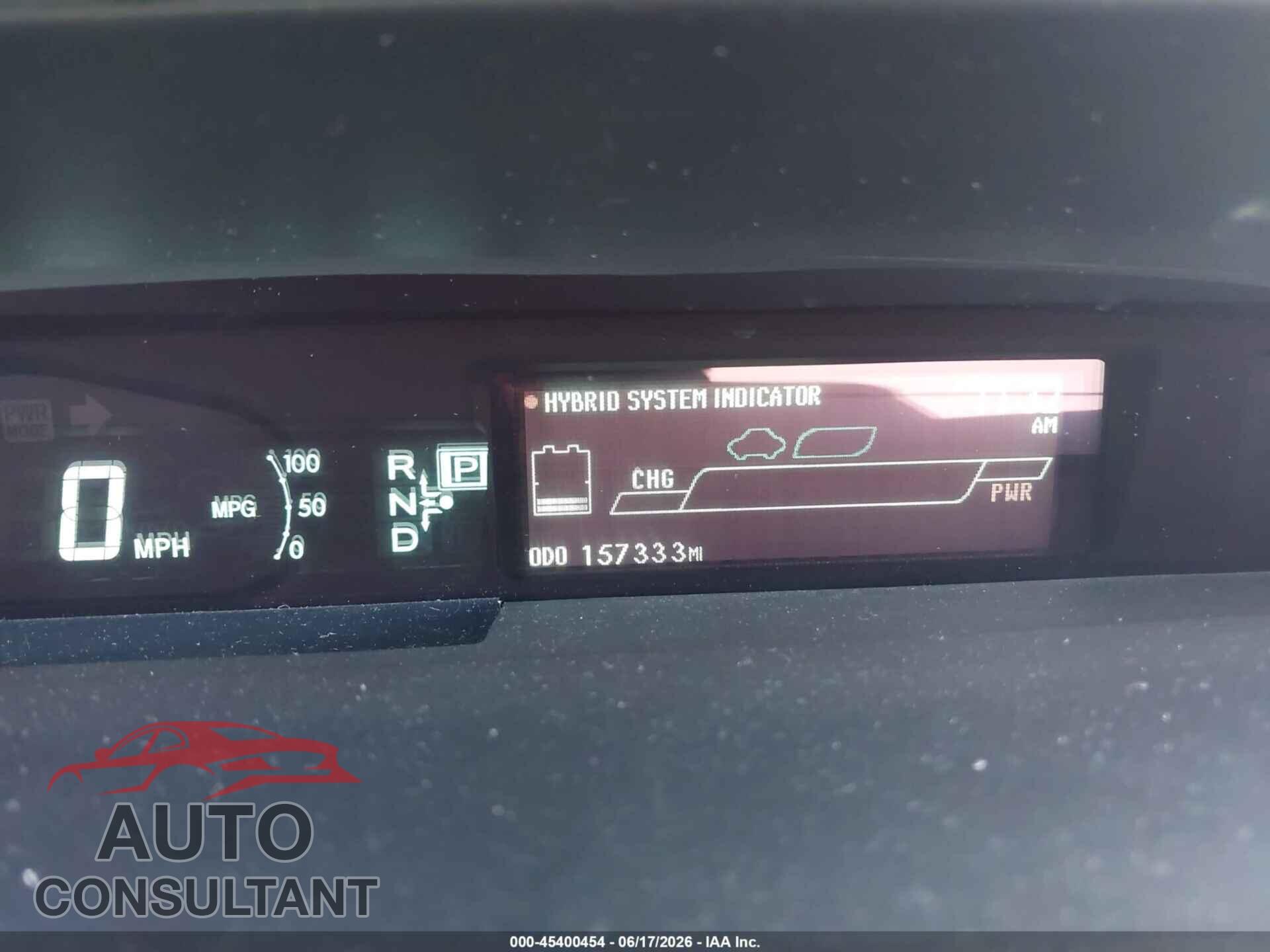 TOYOTA PRIUS 2013 - JTDKN3DU4D1639670
