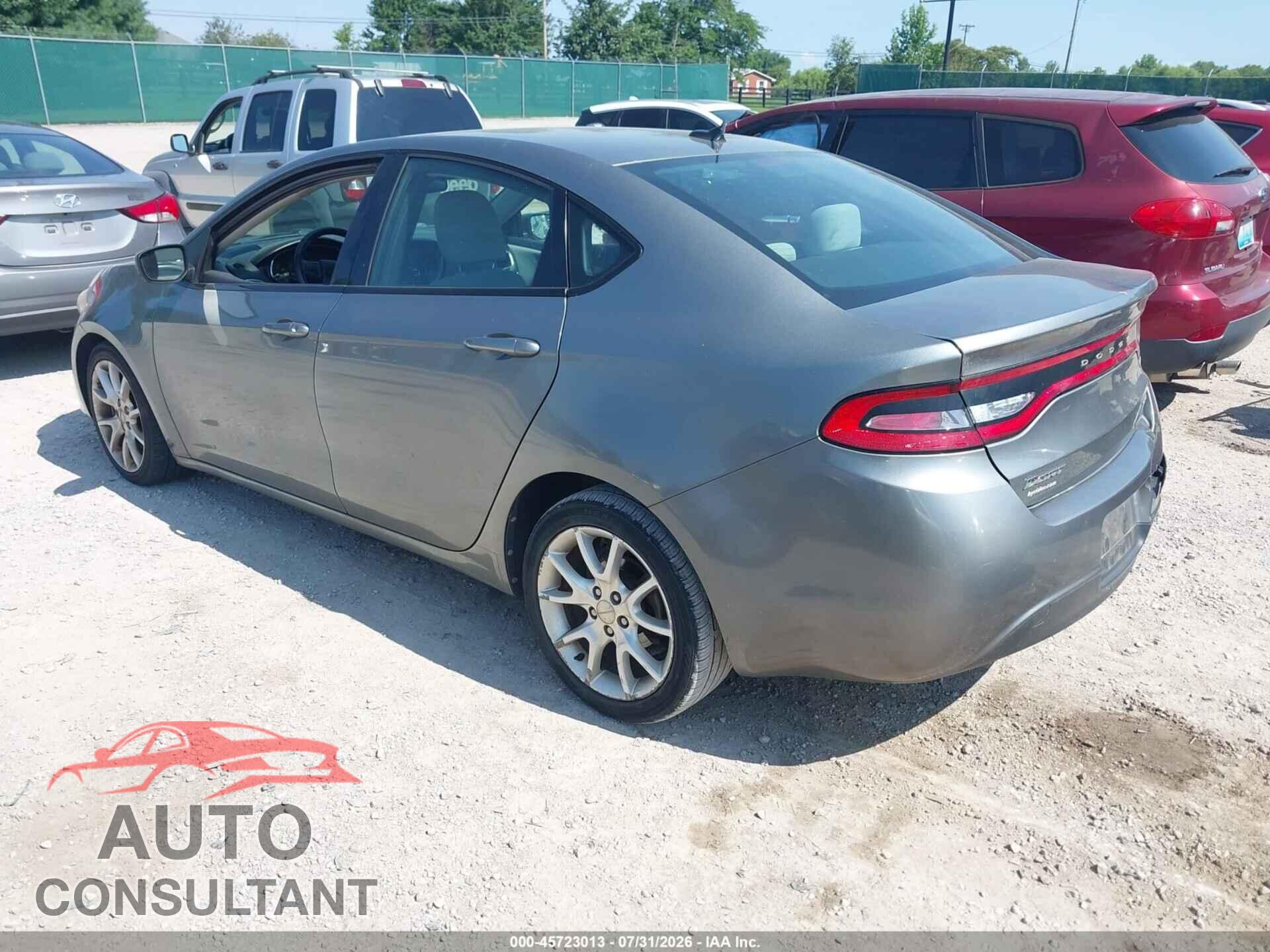 DODGE DART 2013 - 1C3CDFBA0DD136805