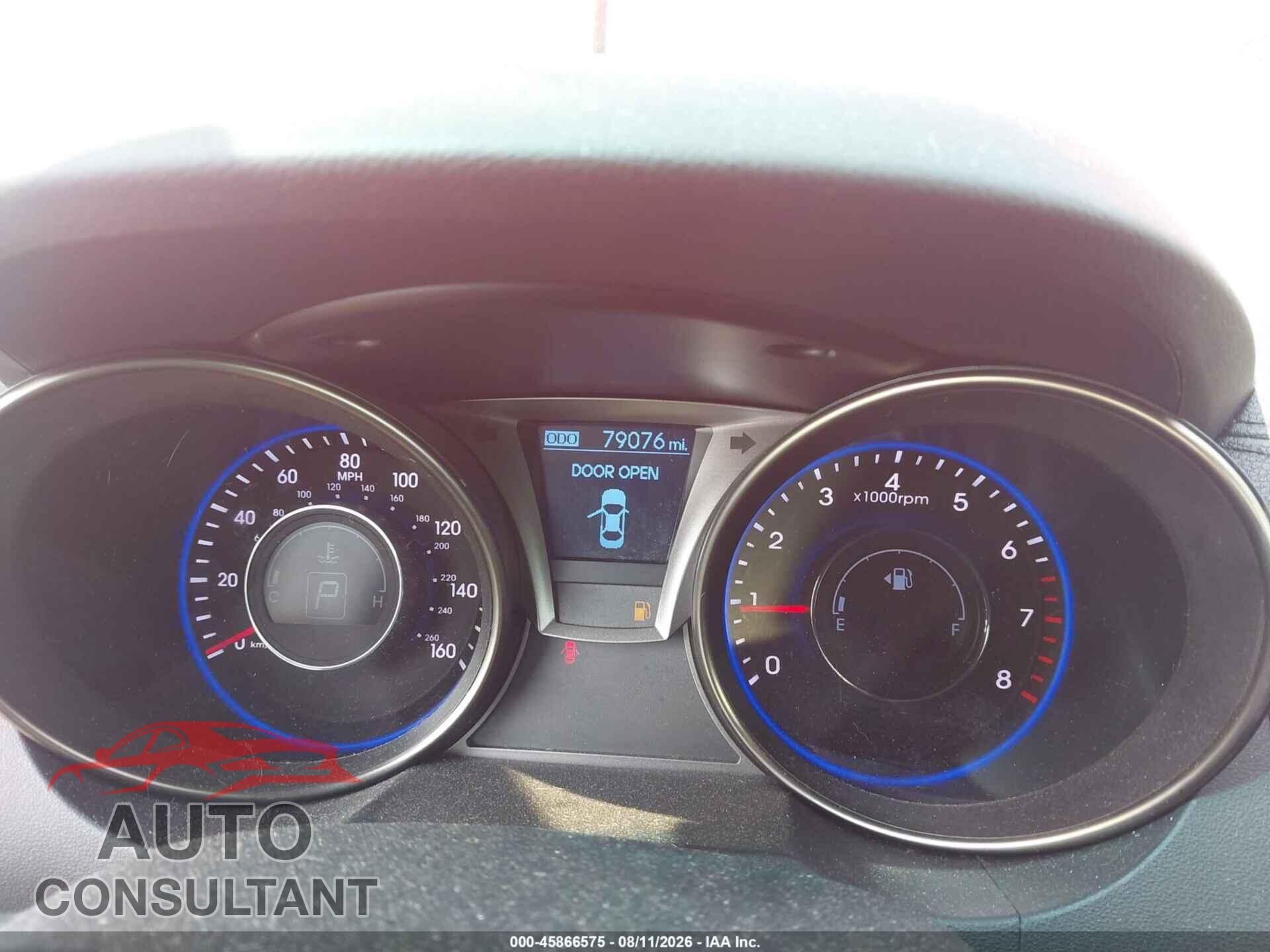 HYUNDAI GENESIS 2013 - KMHHT6KDXDU088451