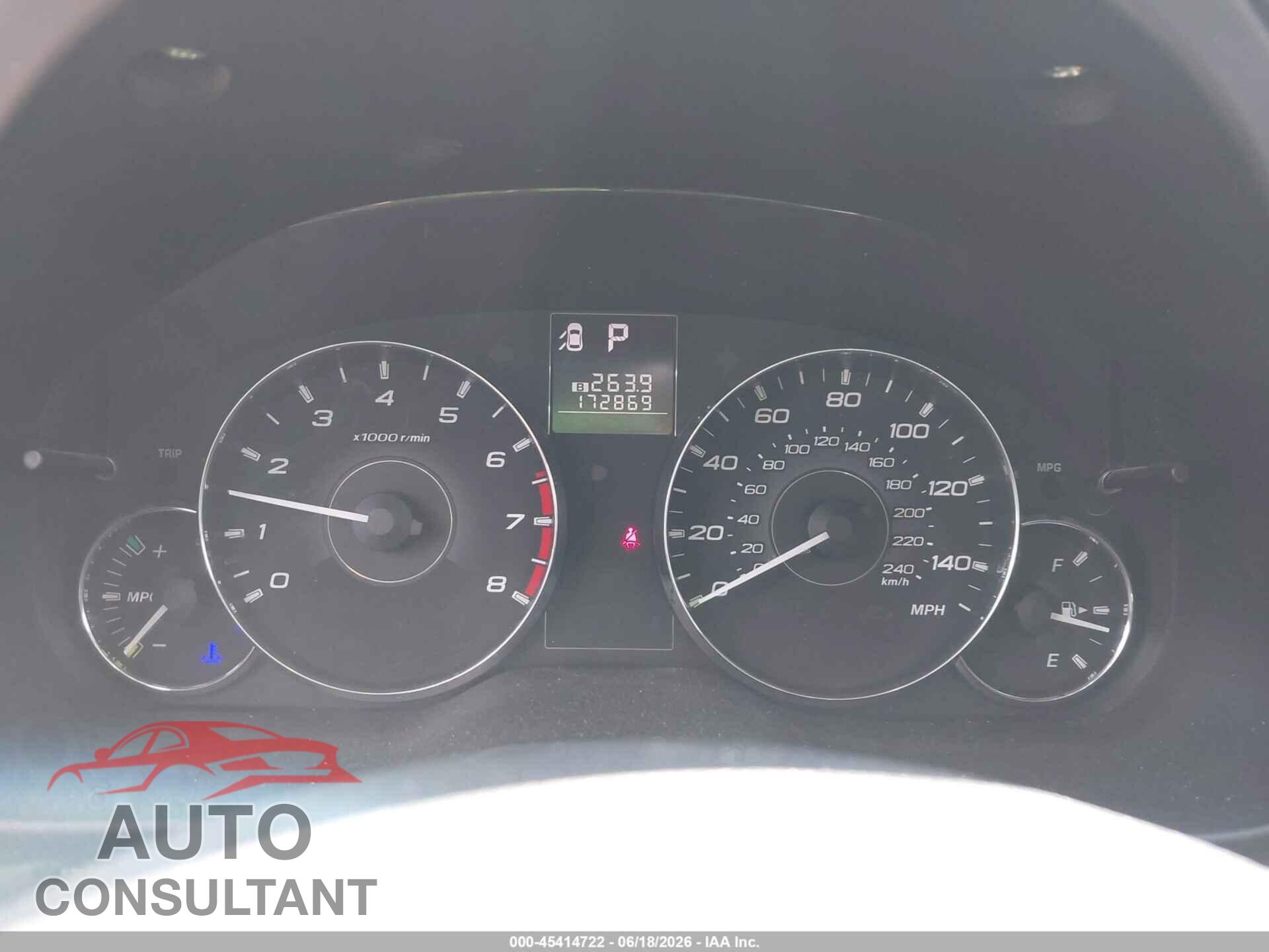 SUBARU OUTBACK 2012 - 4S4BRCCC1C3240405
