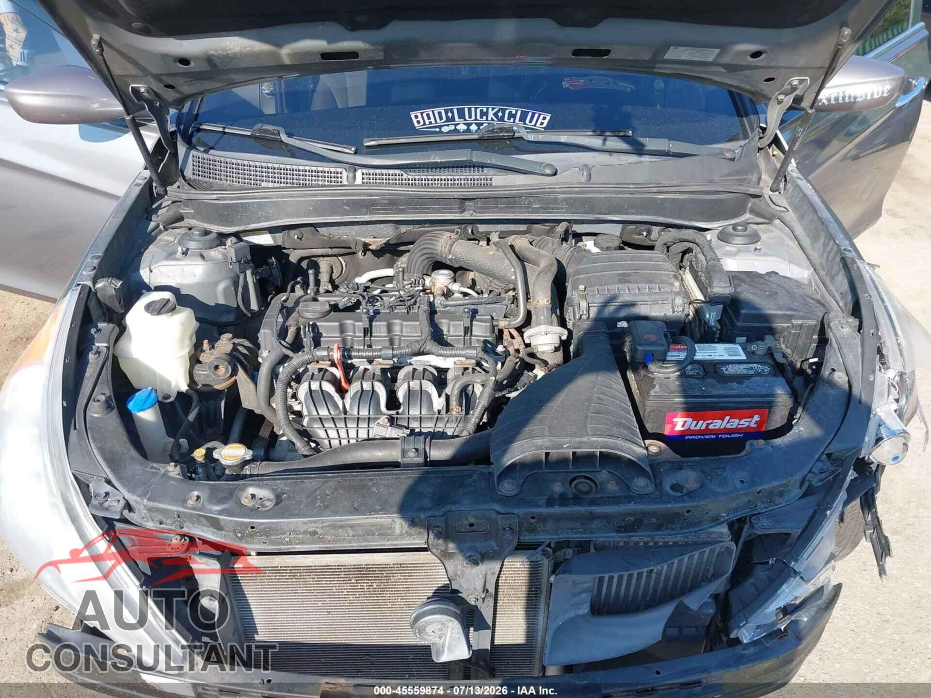 HYUNDAI SONATA 2012 - 5NPEC4AB8CH410590
