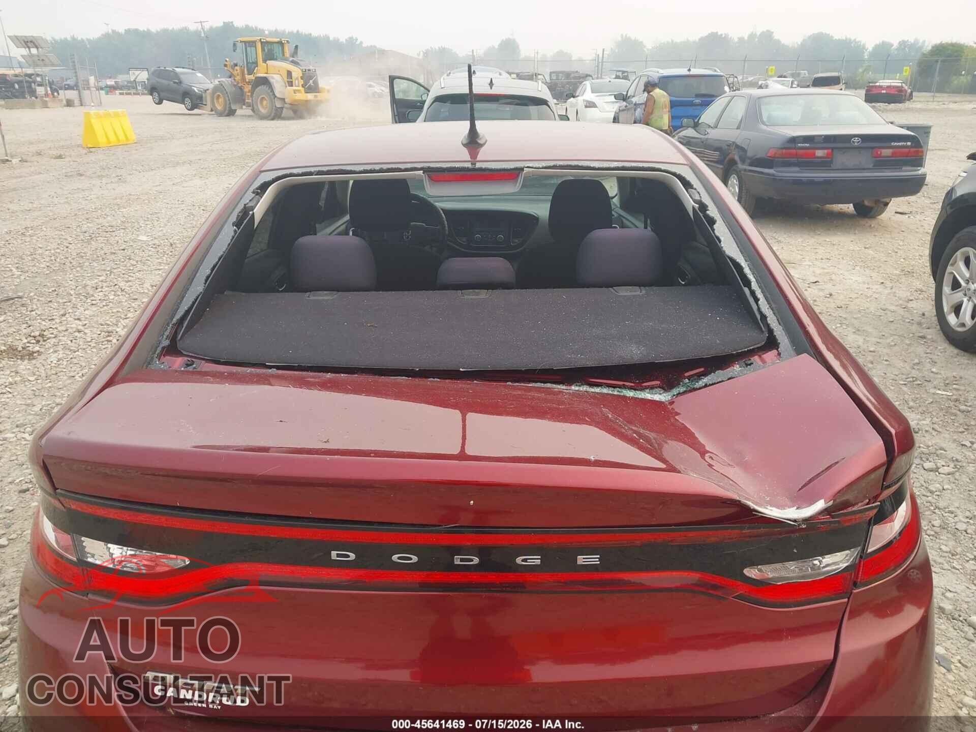 DODGE DART 2015 - 1C3CDFAA4FD276022