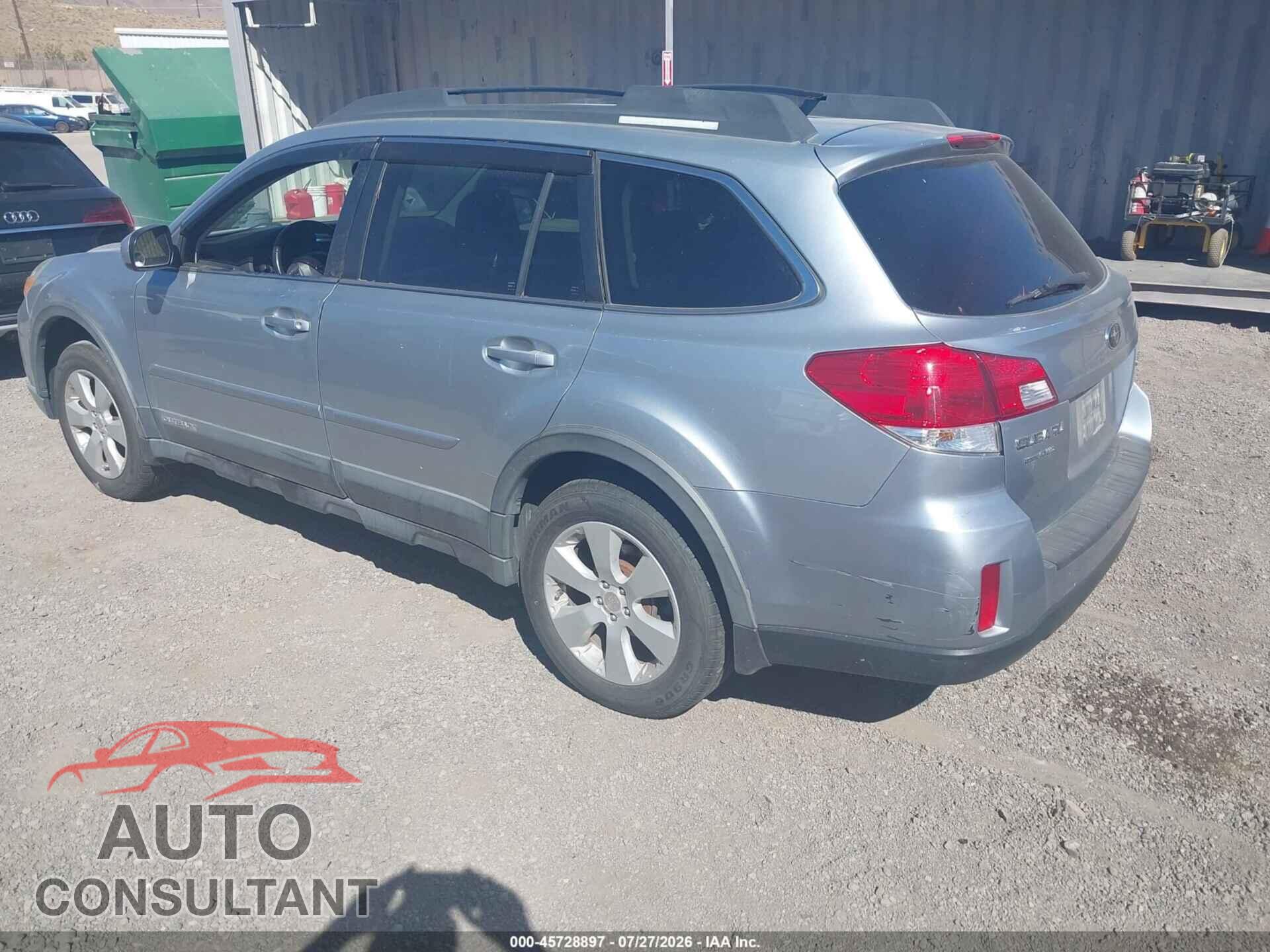 SUBARU OUTBACK 2012 - 4S4BRBCC6C1220947