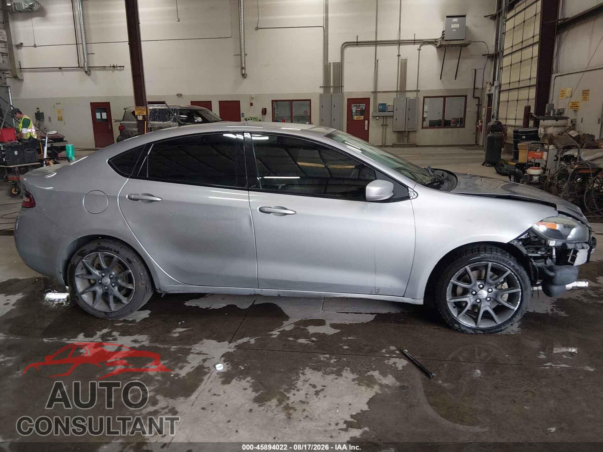 DODGE DART 2016 - 1C3CDFAA4GD584728