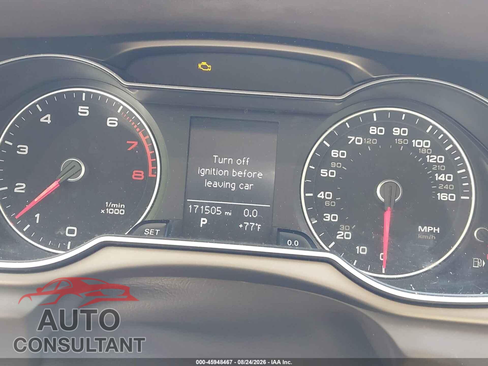 AUDI A4 2013 - WAUBFAFL1DN022397