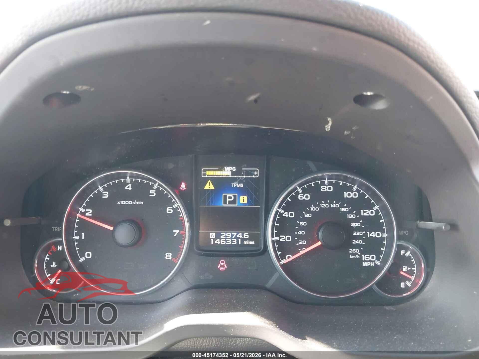 SUBARU OUTBACK 2014 - 4S4BRDPC3E2208600