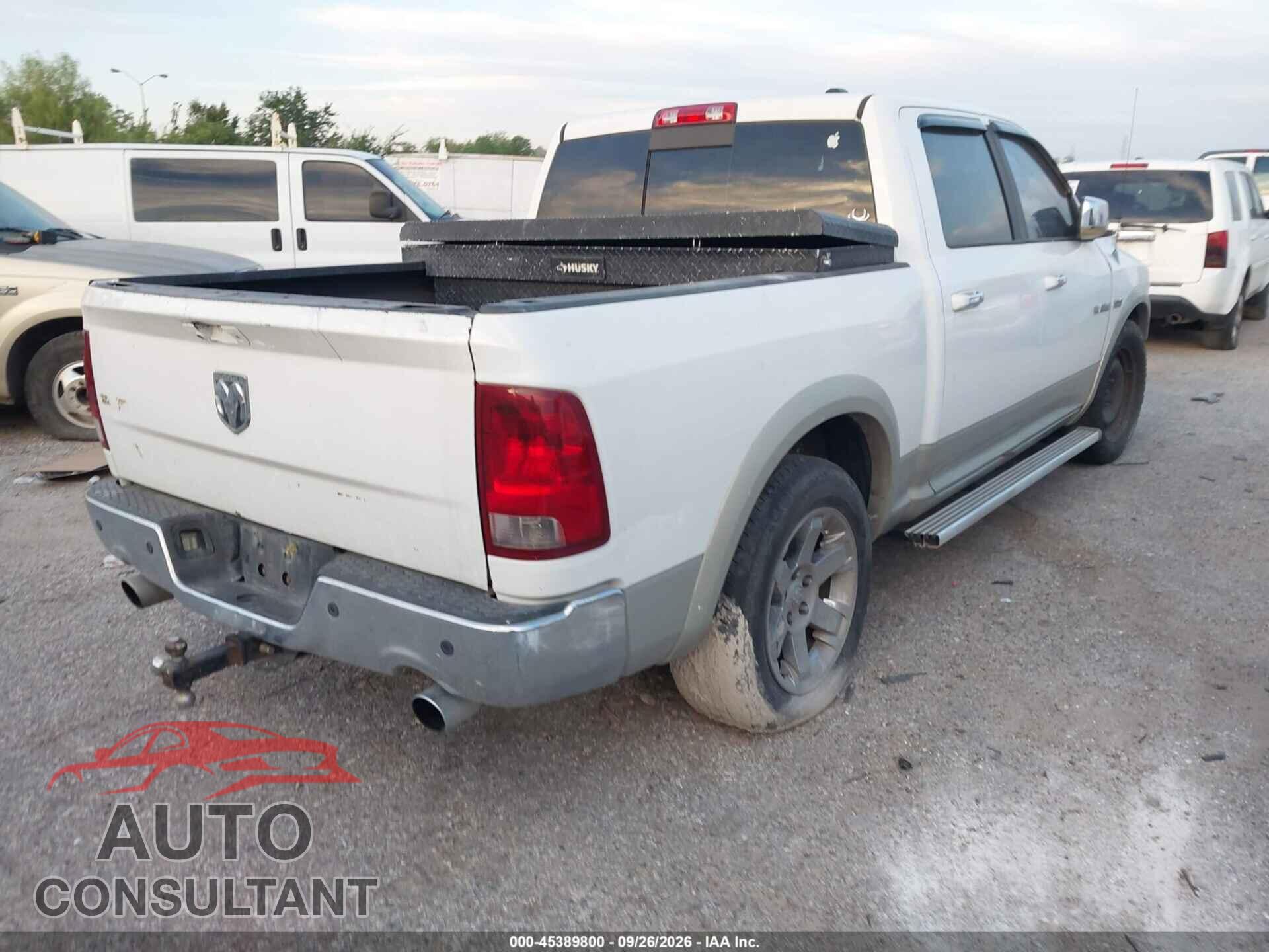 DODGE RAM 1500 2010 - 1D7RB1CT1AS209062