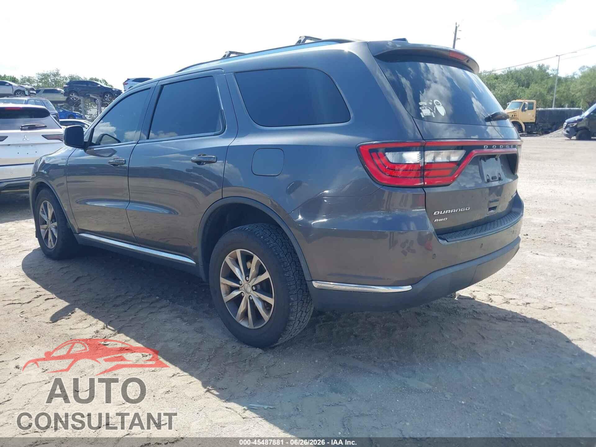 DODGE DURANGO 2016 - 1C4RDJDG2GC341028