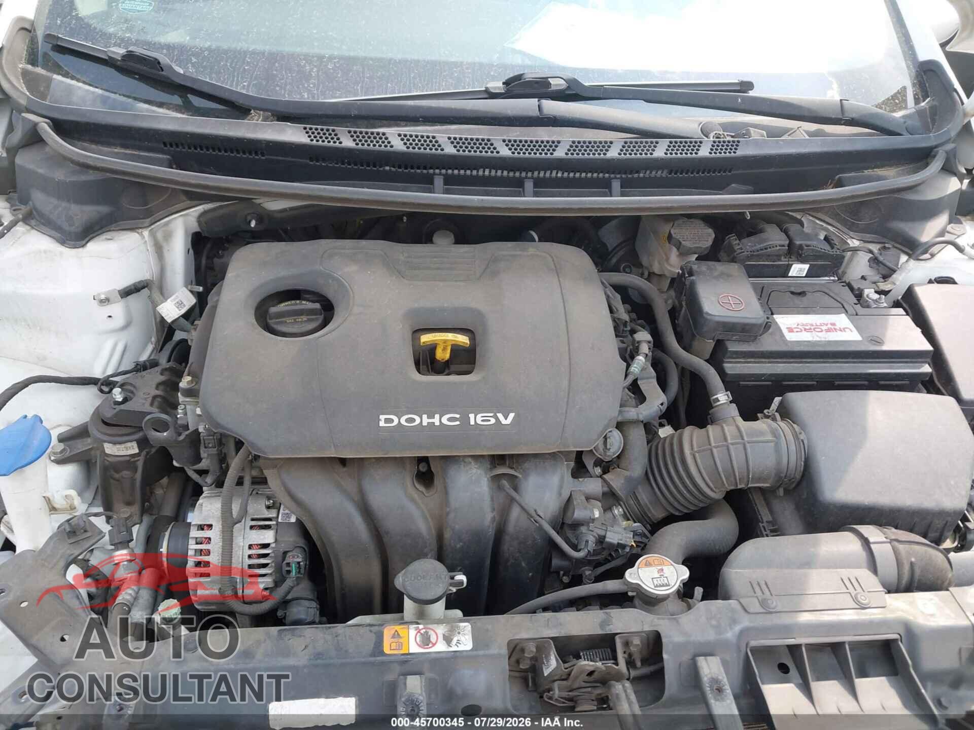 KIA FORTE 2017 - 3KPFL4A71HE149105