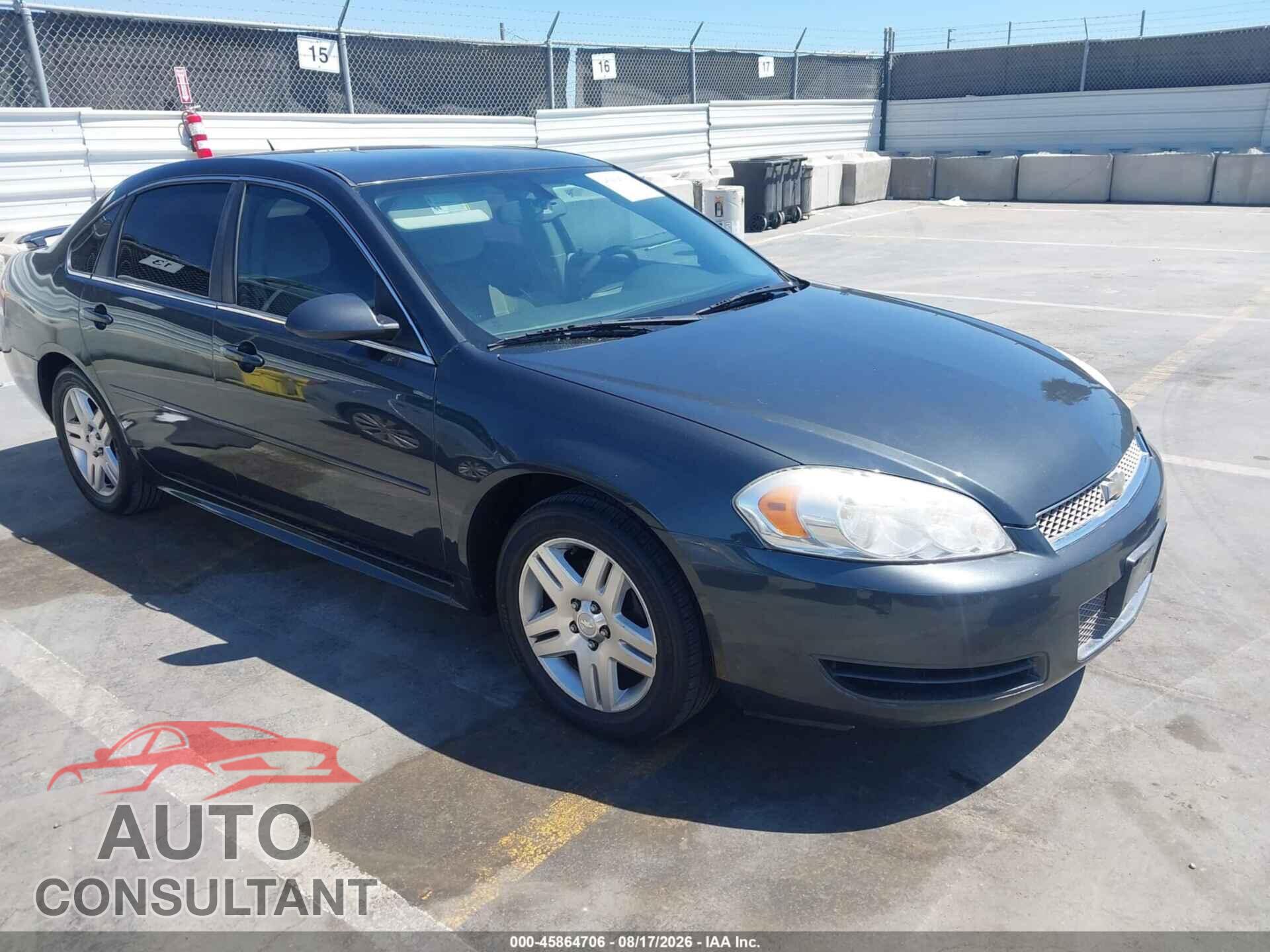 CHEVROLET IMPALA 2013 - 2G1WB5E38D1120961