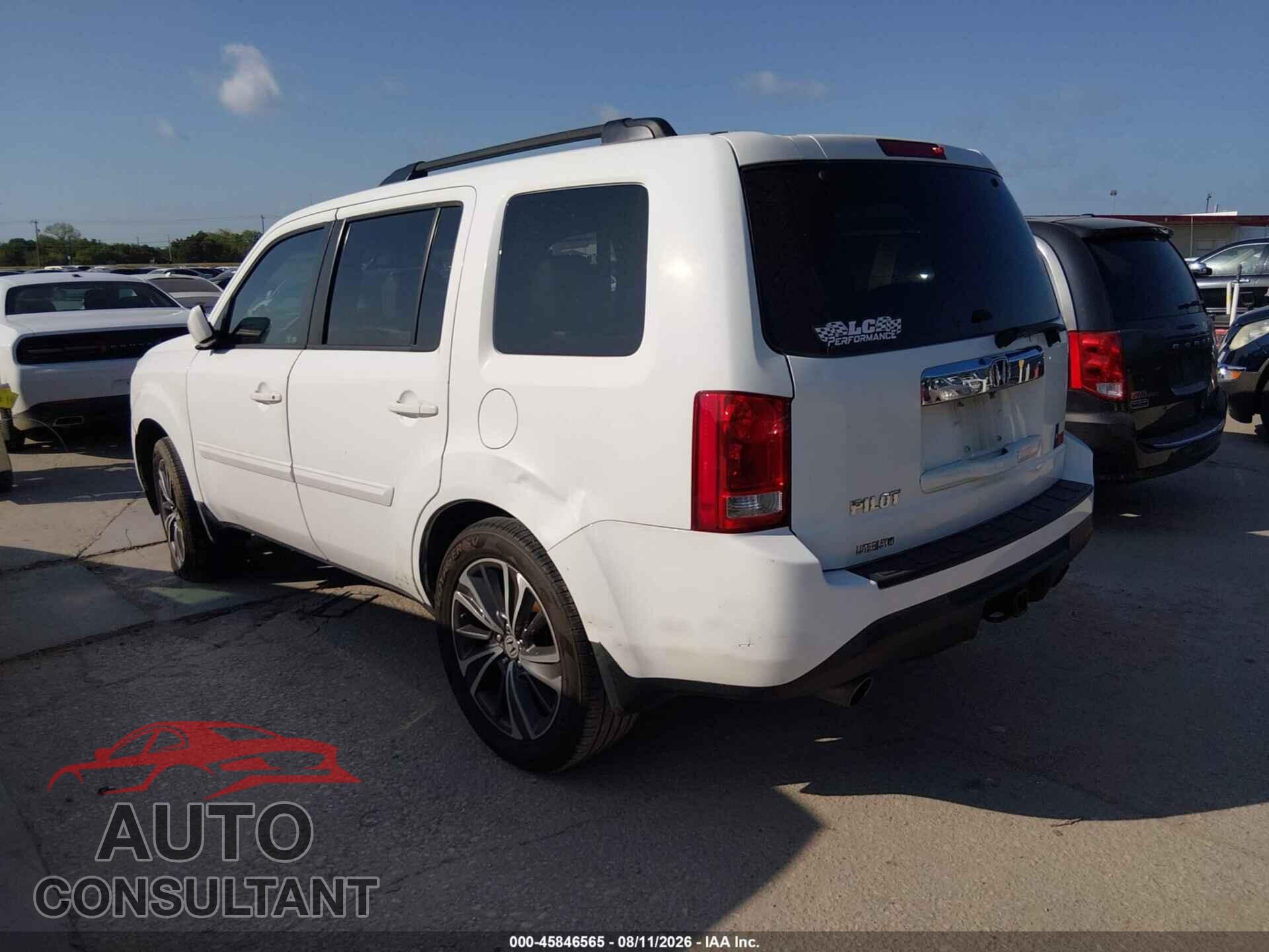 HONDA PILOT 2012 - 5FNYF3H69CB024119