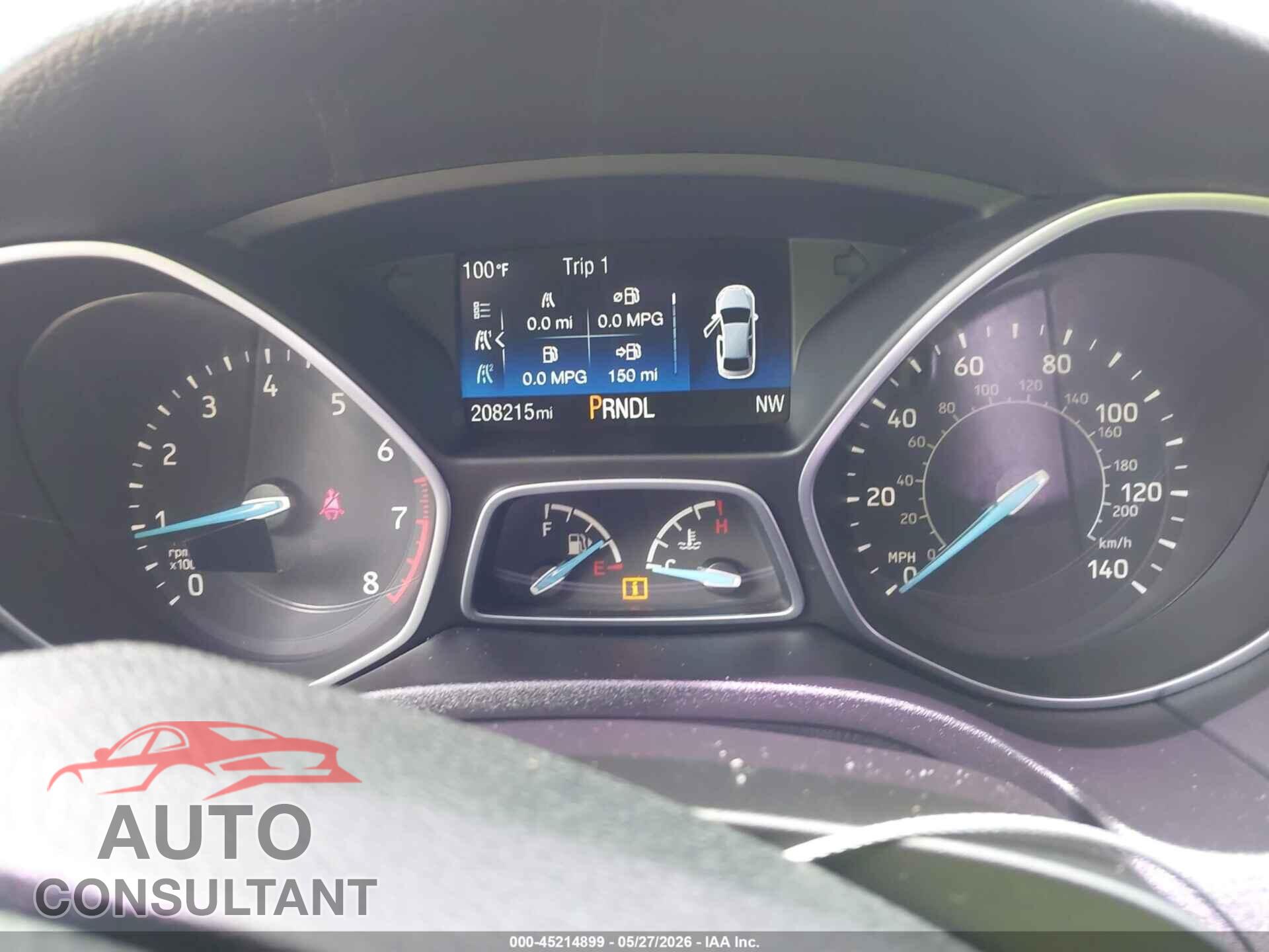 FORD FOCUS 2017 - 1FADP3F25HL253497