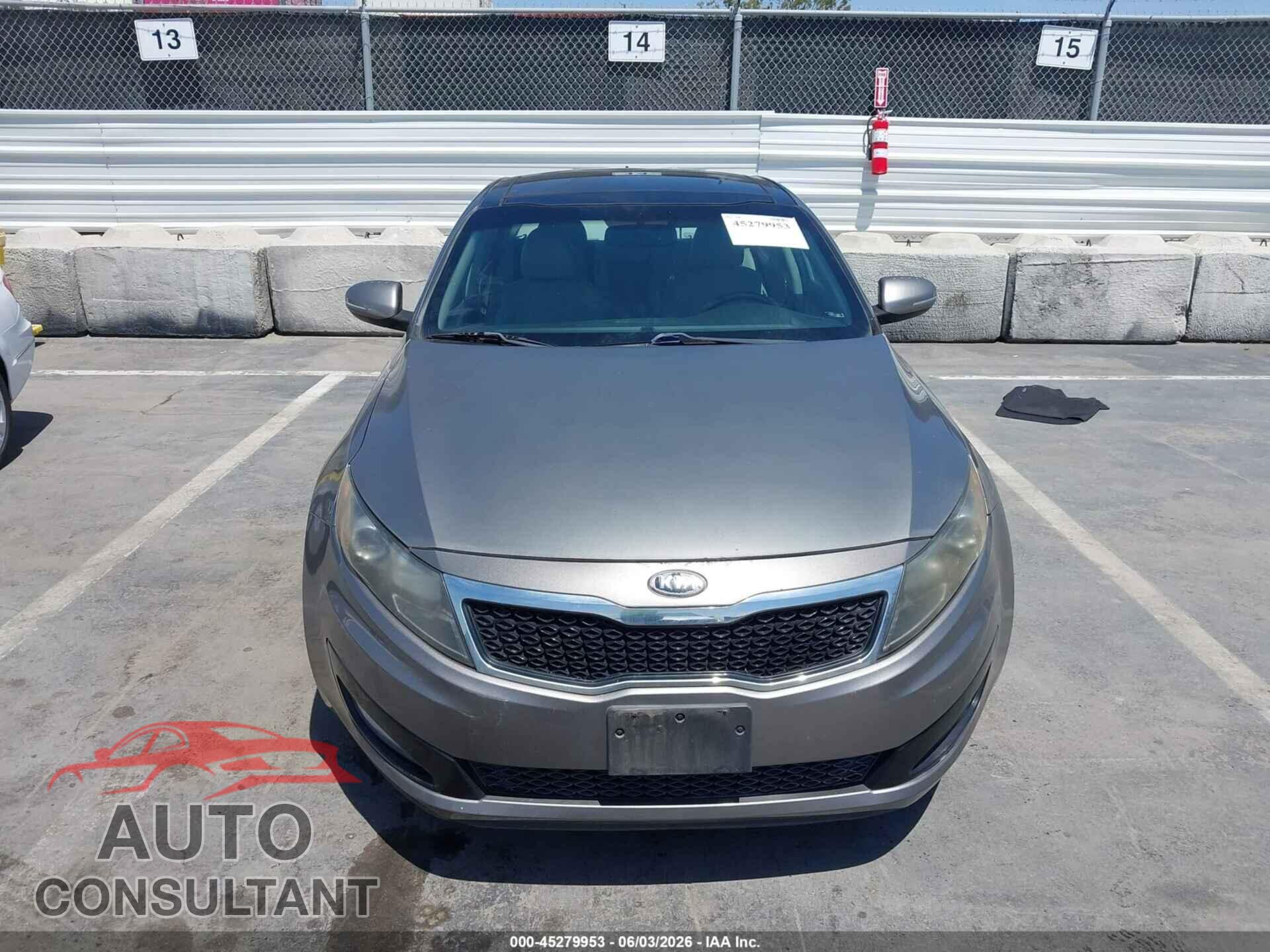 KIA OPTIMA 2012 - 5XXGN4A71CG044031