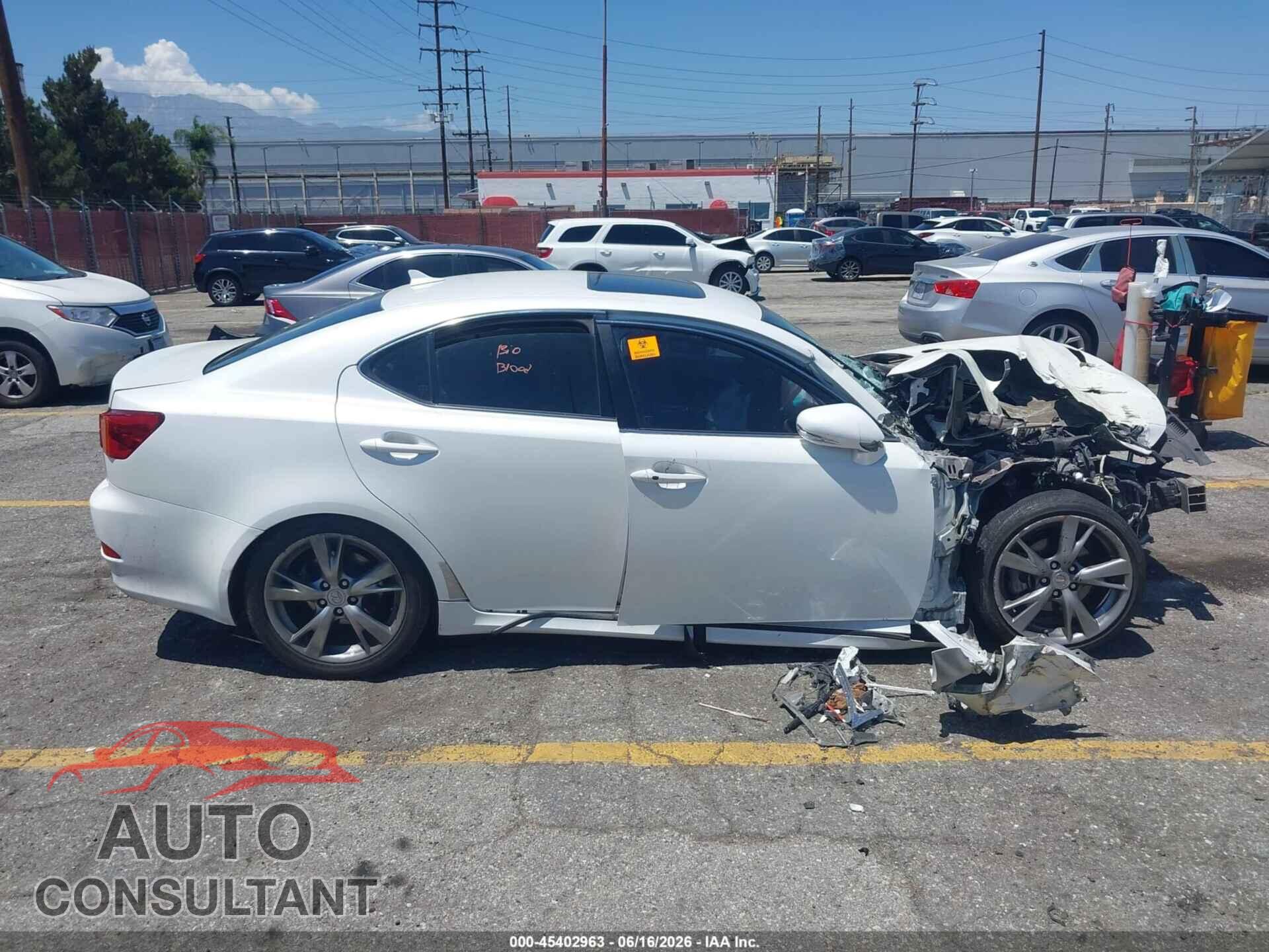 LEXUS IS 250 2010 - JTHBF5C29A5117502