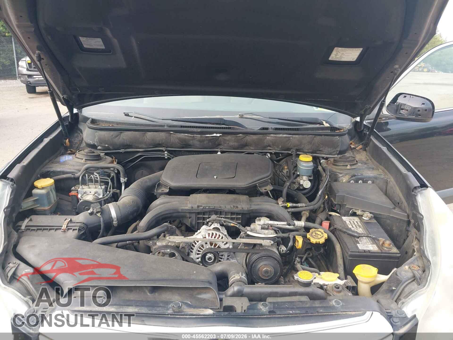 SUBARU OUTBACK 2011 - 4S4BRBCC9B3358596