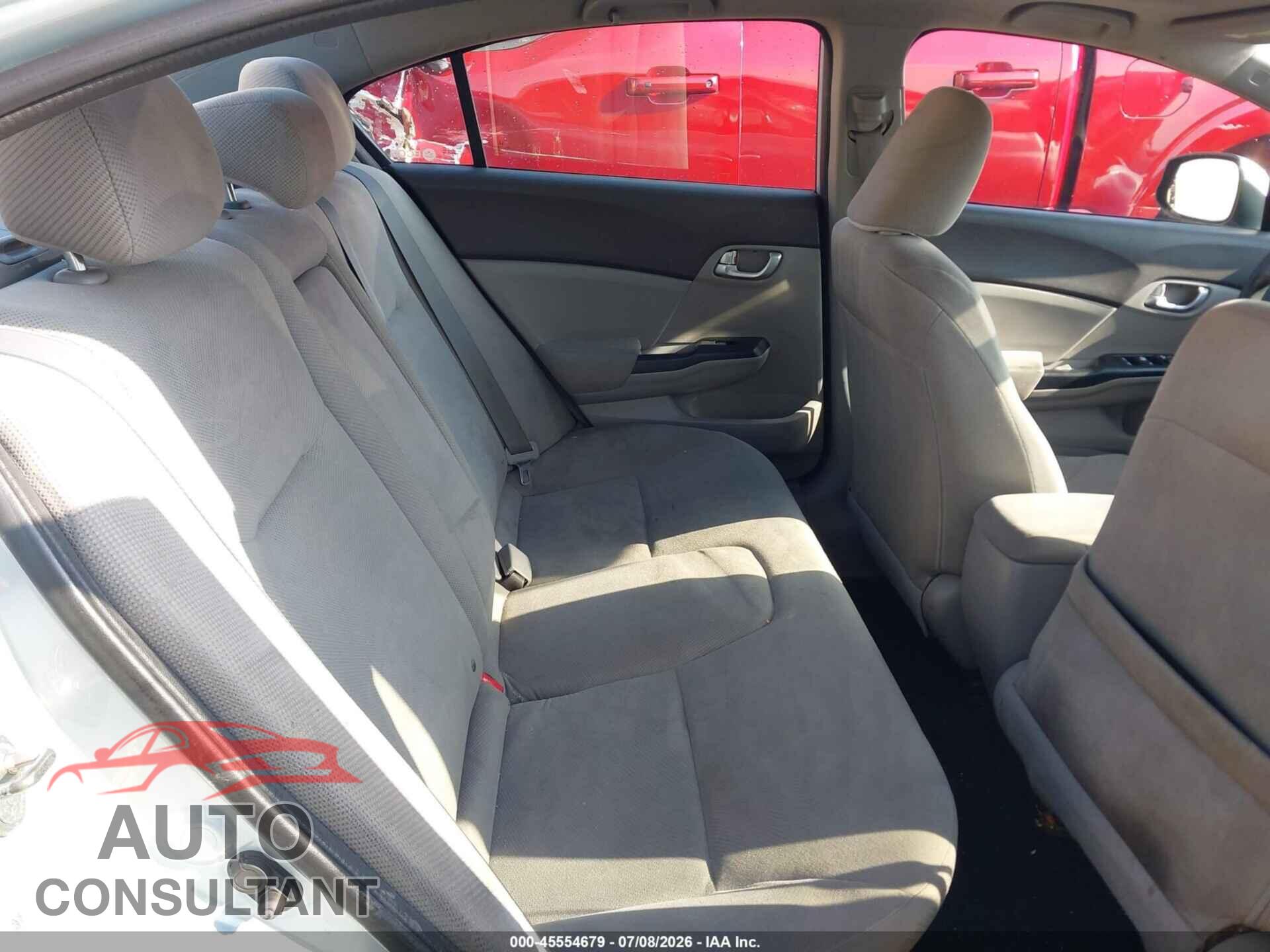 HONDA CIVIC 2012 - 19XFB2F82CE345720