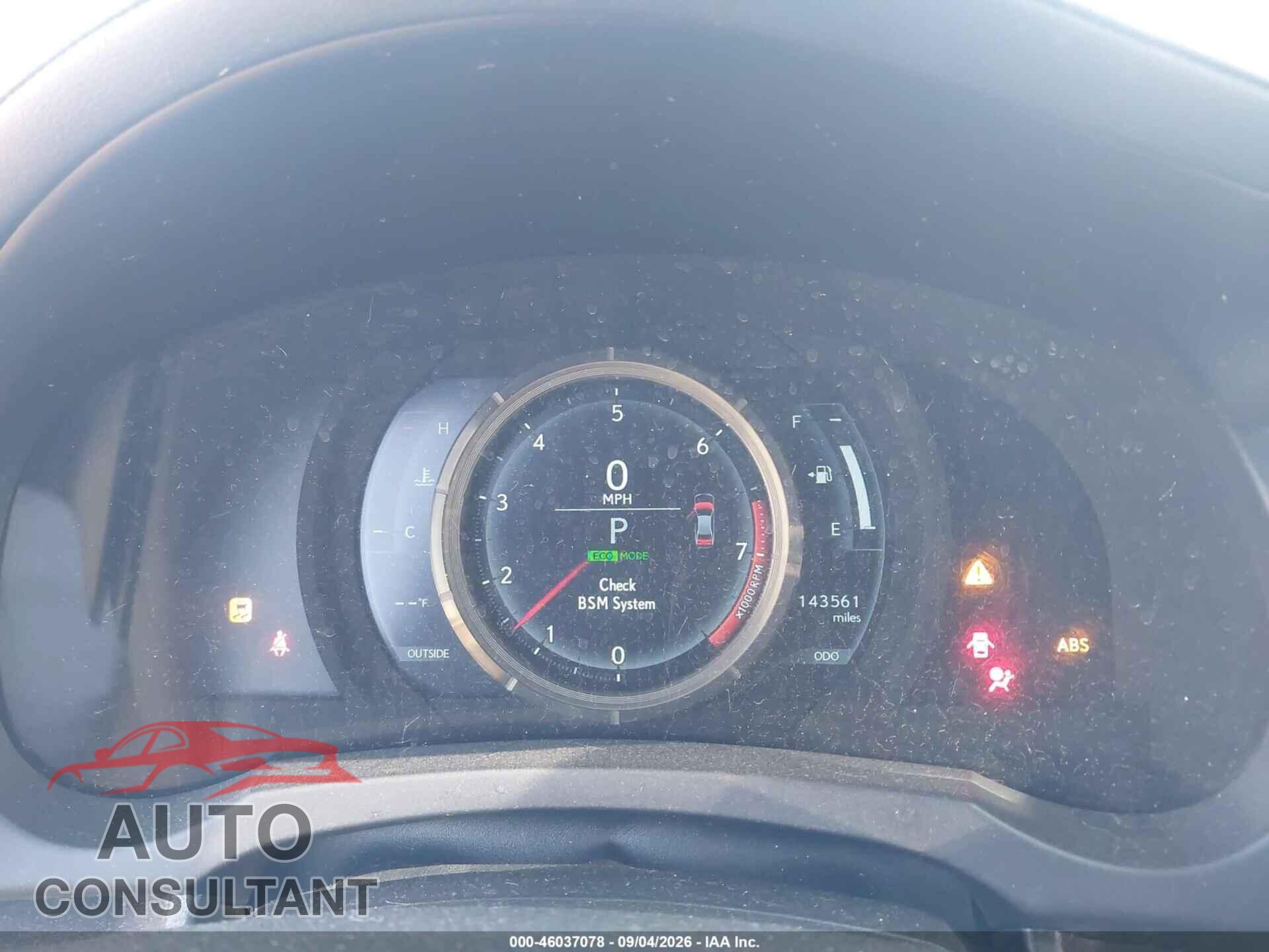LEXUS IS 350 2014 - JTHBE1D28E5014457
