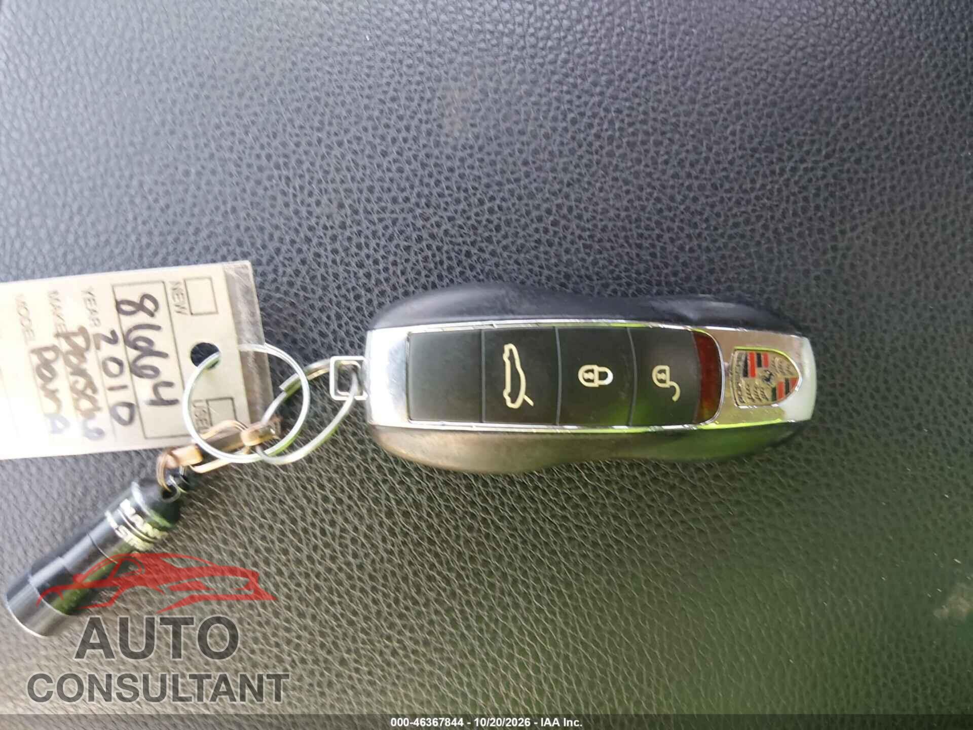 PORSCHE PANAMERA 2010 - WP0AB2A71AL062691