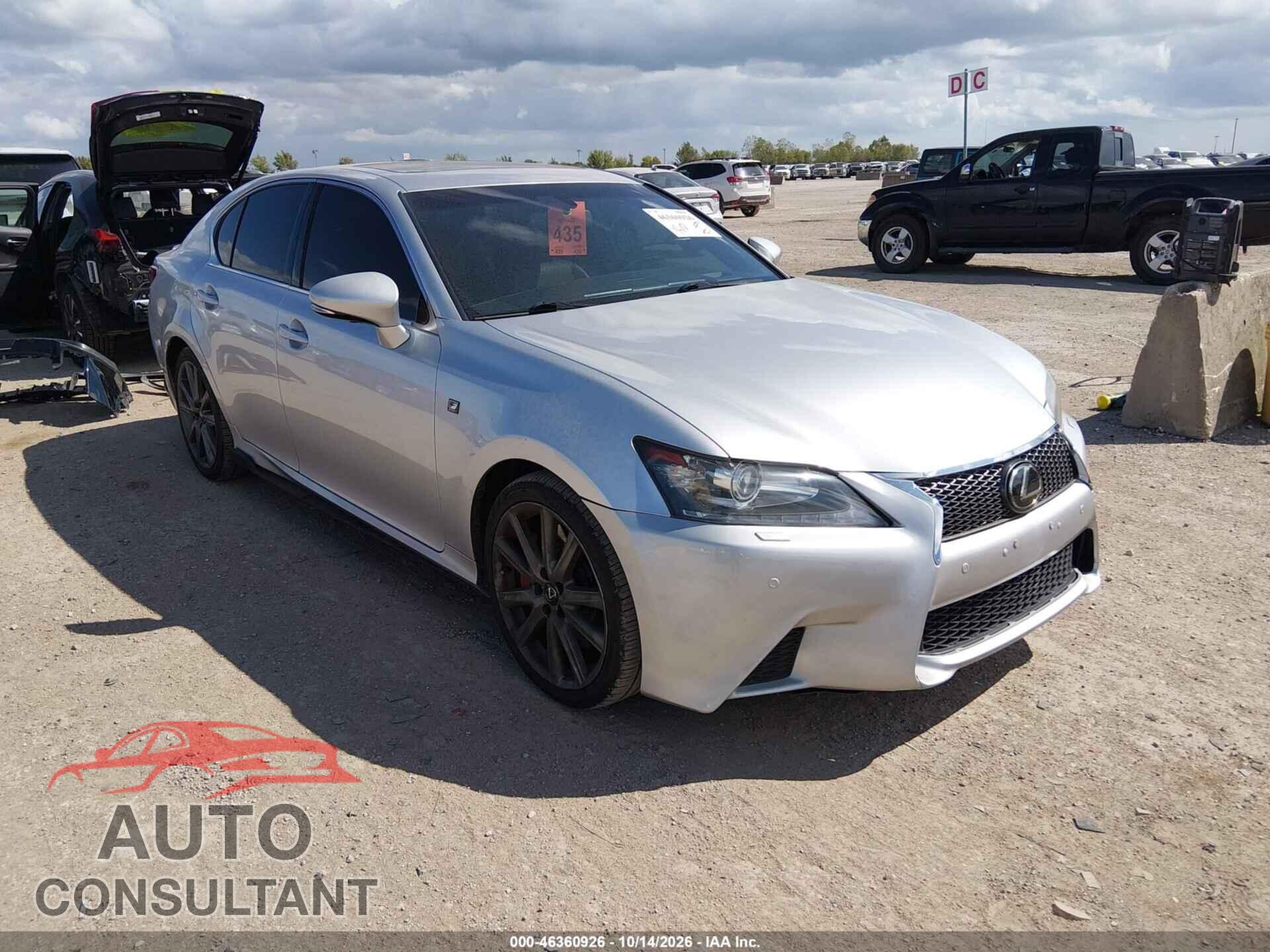 LEXUS GS 350 2013 - JTHBE1BL3D5011721
