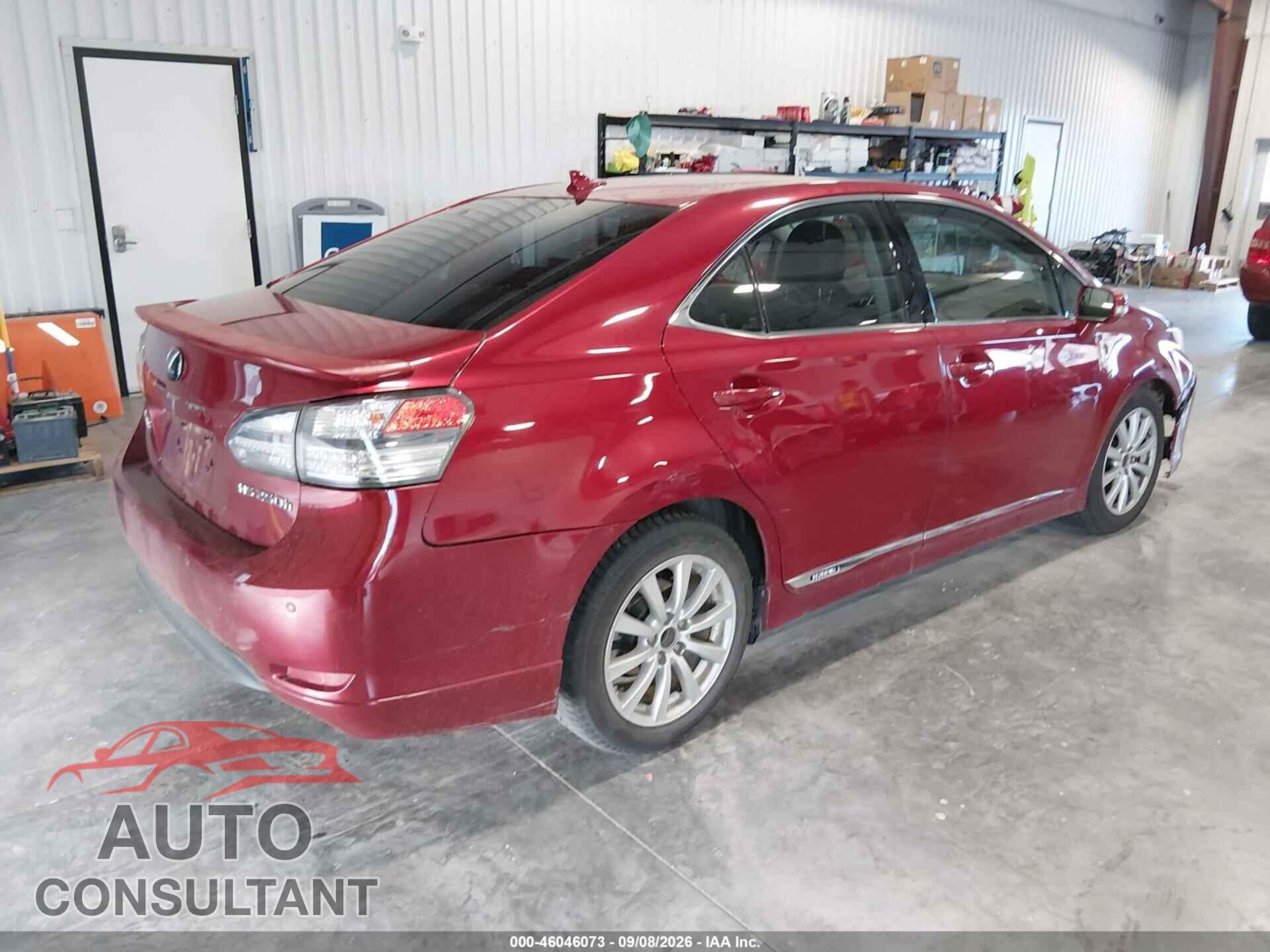 LEXUS HS 250H 2010 - JTHBB1BA9A2005233