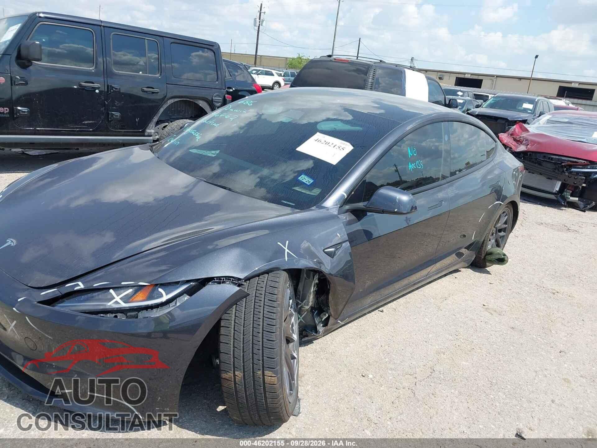 TESLA MODEL 3 2025 - 5YJ3E1EA0SF916462