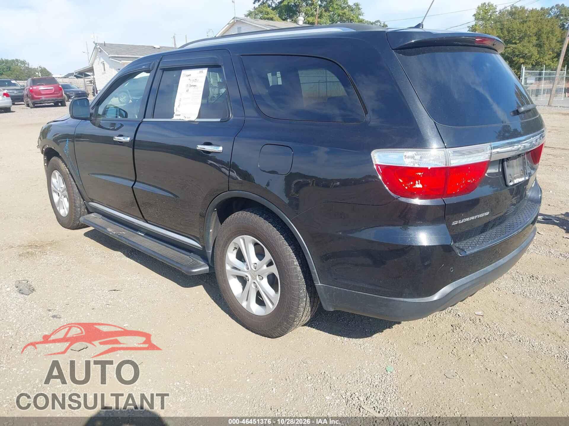 DODGE DURANGO 2013 - 1C4RDHDG4DC637544