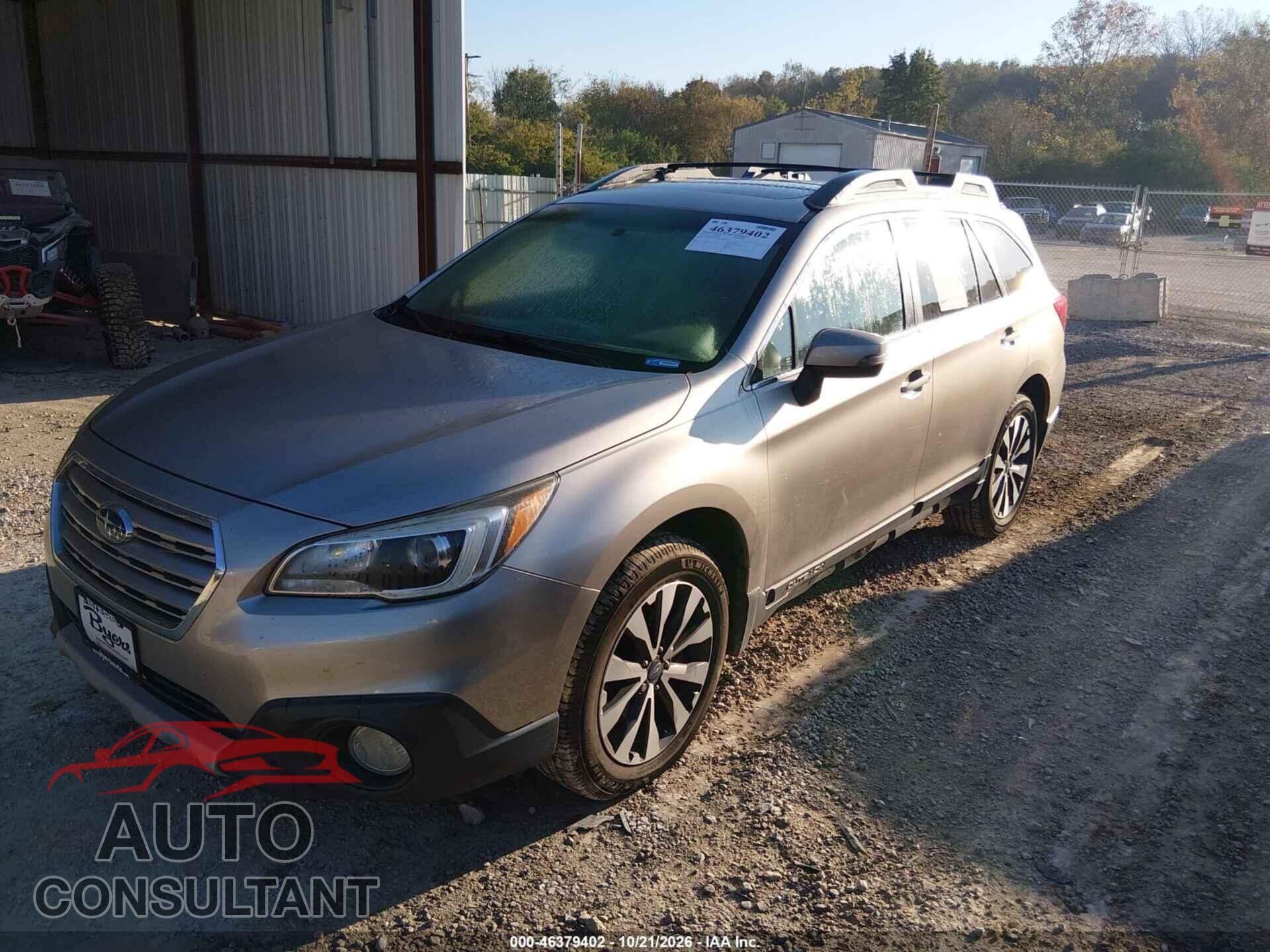 SUBARU OUTBACK 2015 - 4S4BSELC8F3214565