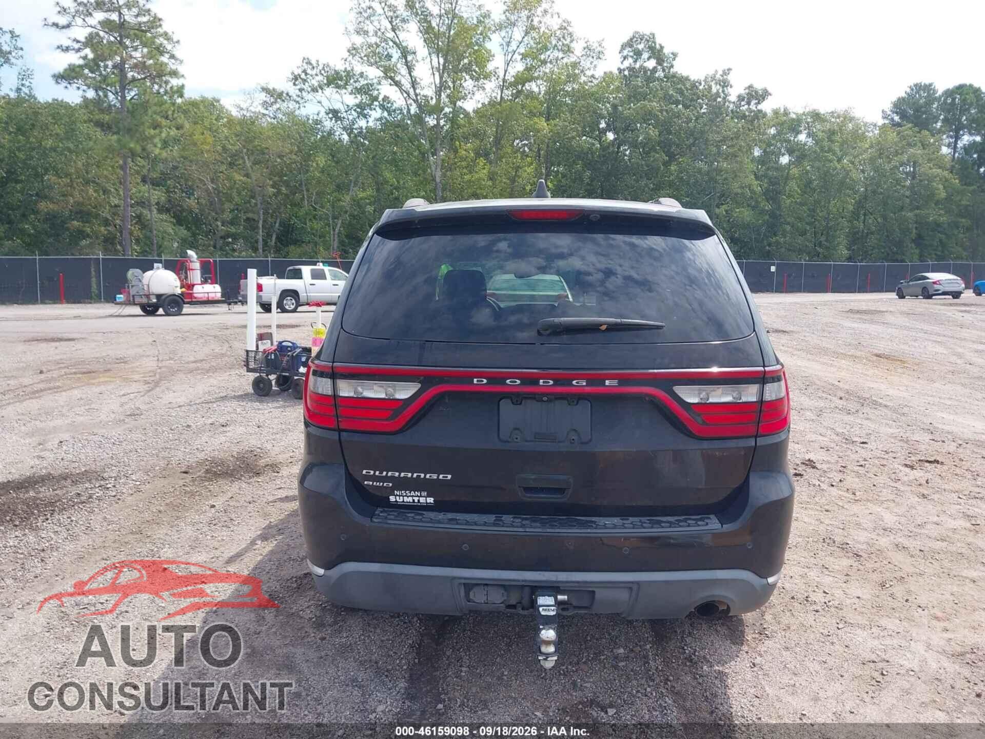 DODGE DURANGO 2017 - 1C4RDJAG9HC629649