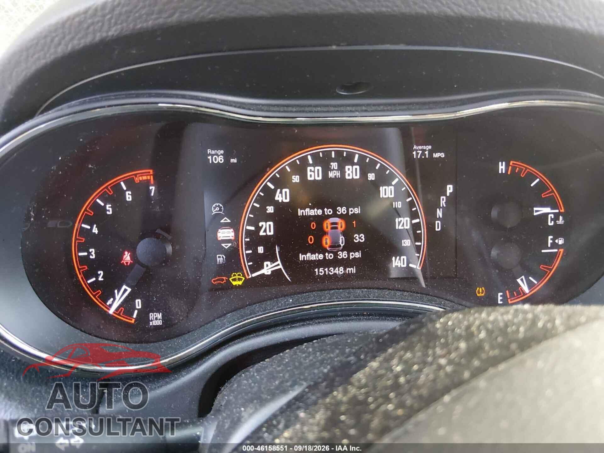 DODGE DURANGO 2018 - 1C4RDHDG0JC281721