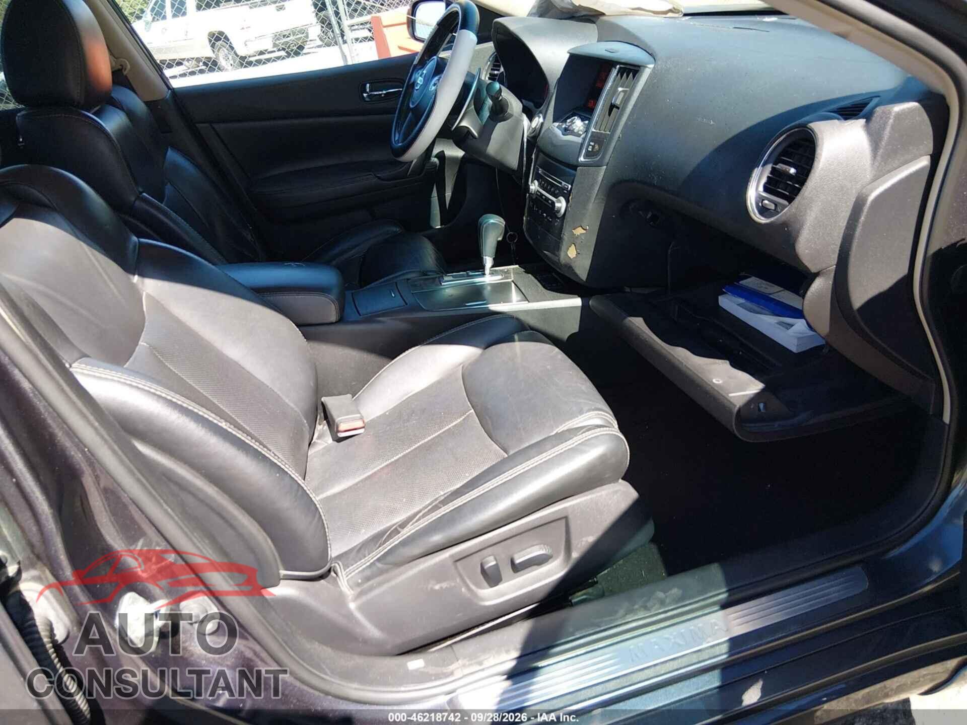 NISSAN MAXIMA 2011 - 1N4AA5AP2BC849869