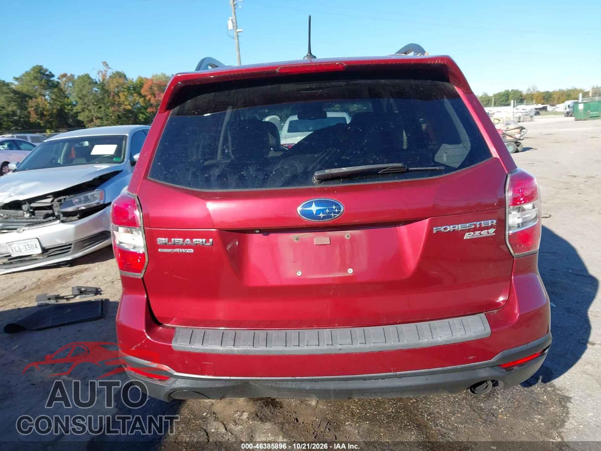 SUBARU FORESTER 2014 - JF2SJAMC8EH494991